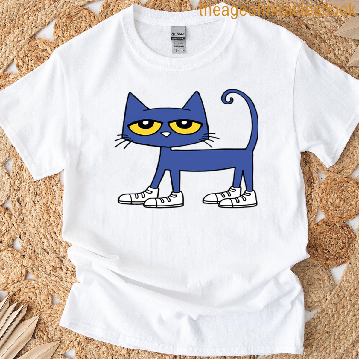 Movies Vintage Cartoon Cat Shoes Book Logo T-shirt