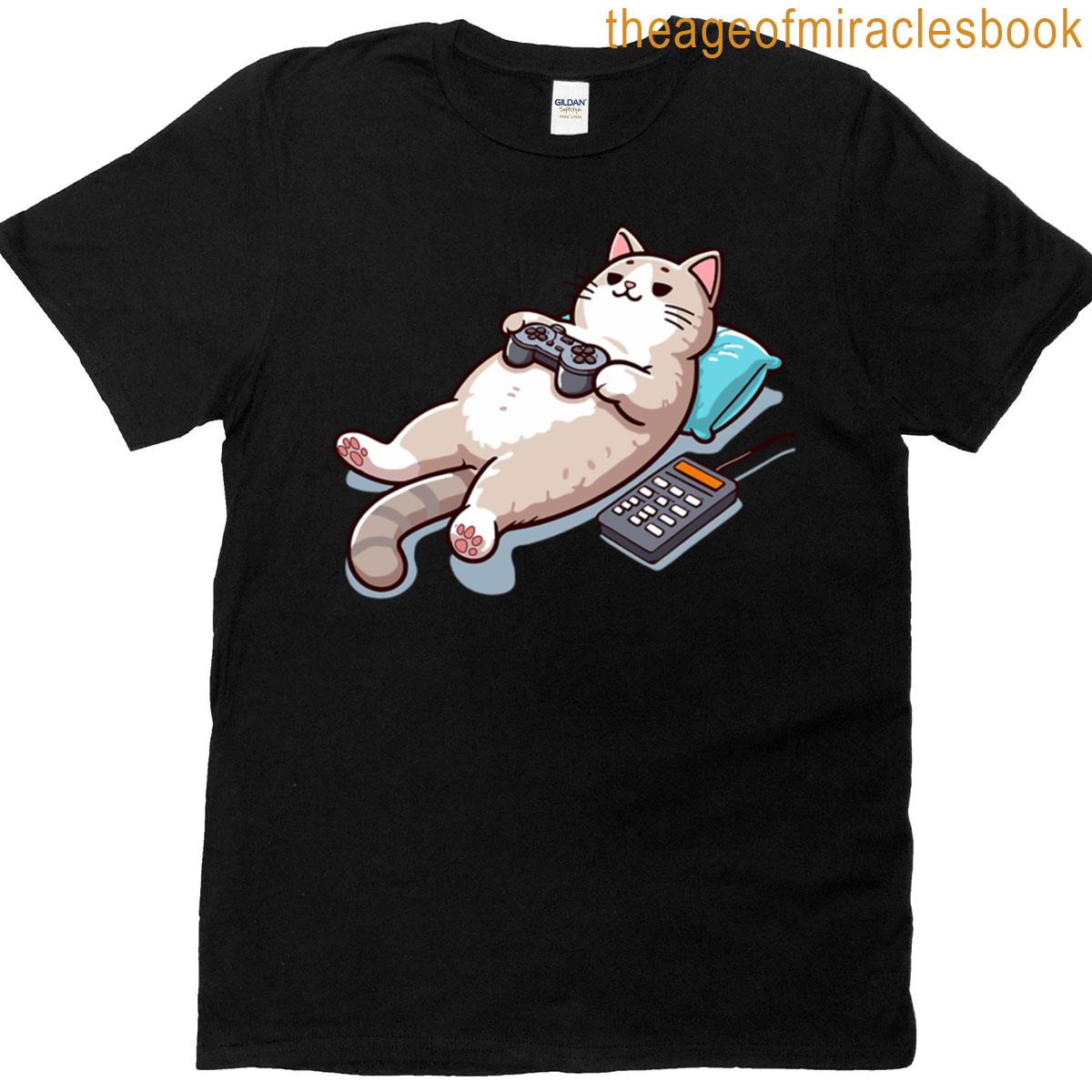 Procrasticat Gamer Mode Activated Oversized T-shirt