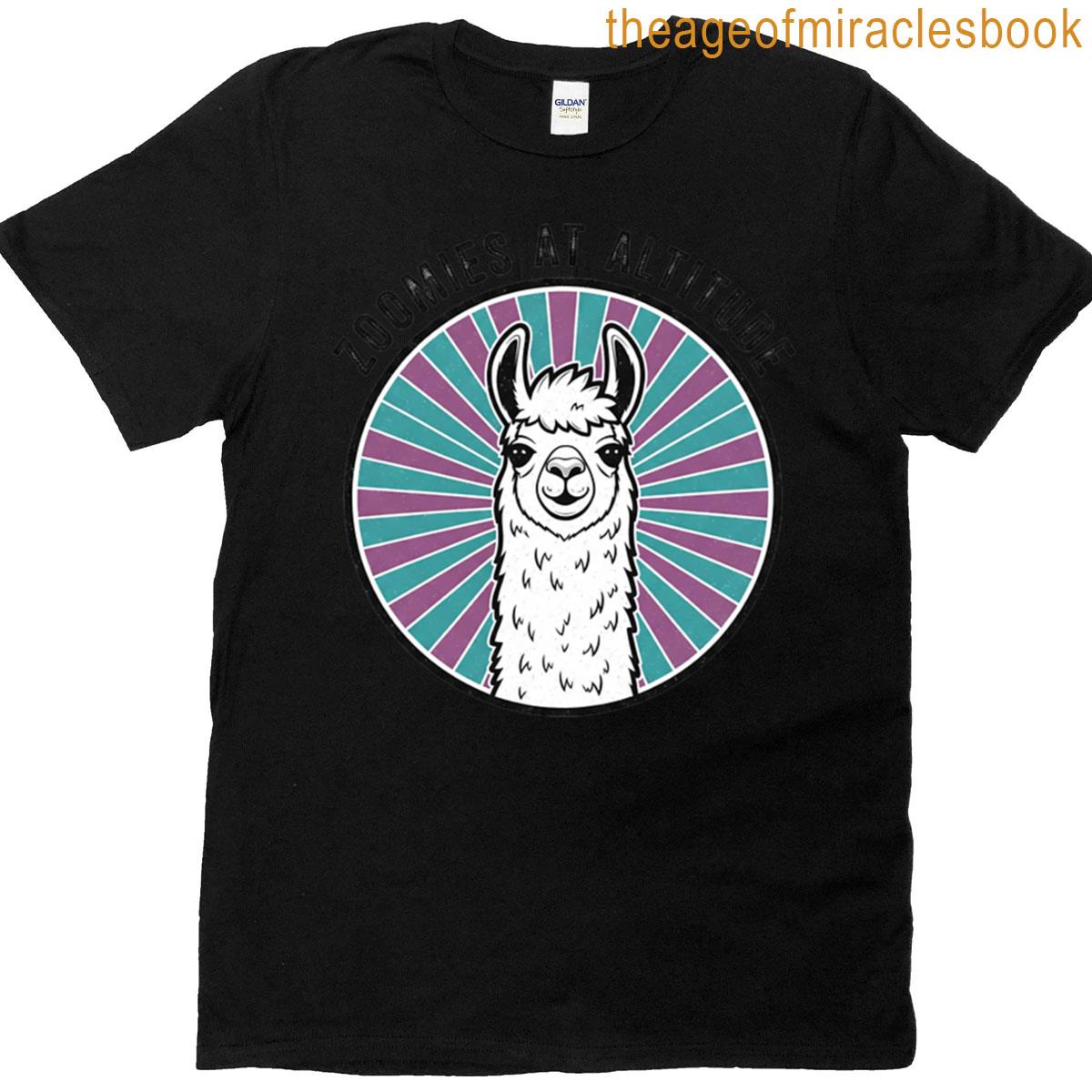 Zoomies At Altitude Funny Llama T-shirt