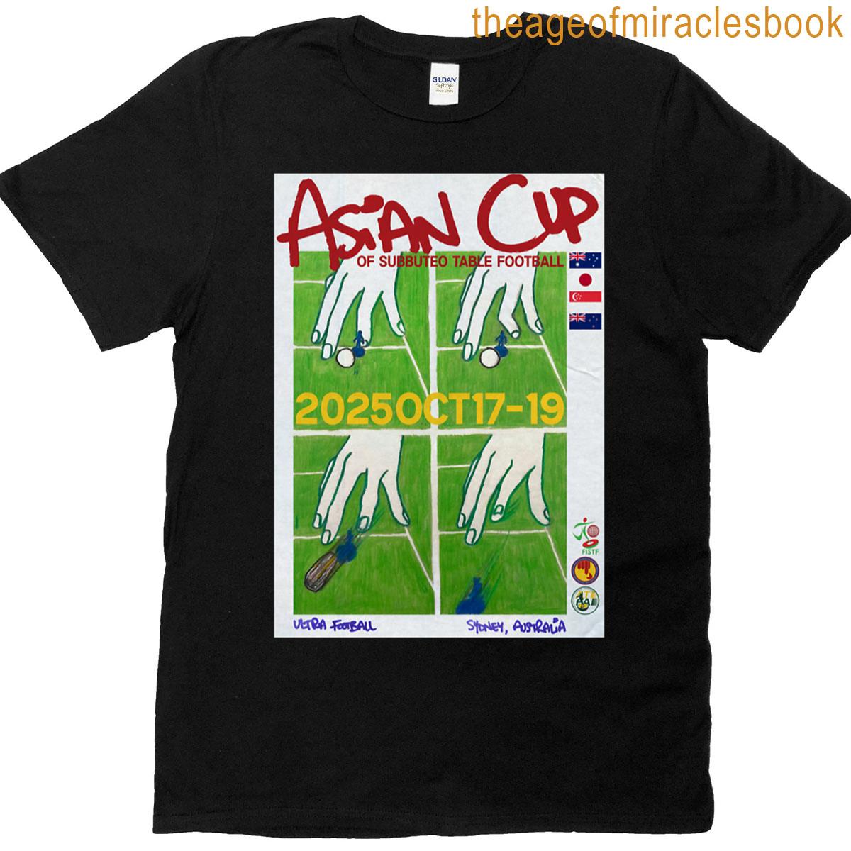 2025 Asian Cup Of Subbuteo Table Football Poster T-shirt