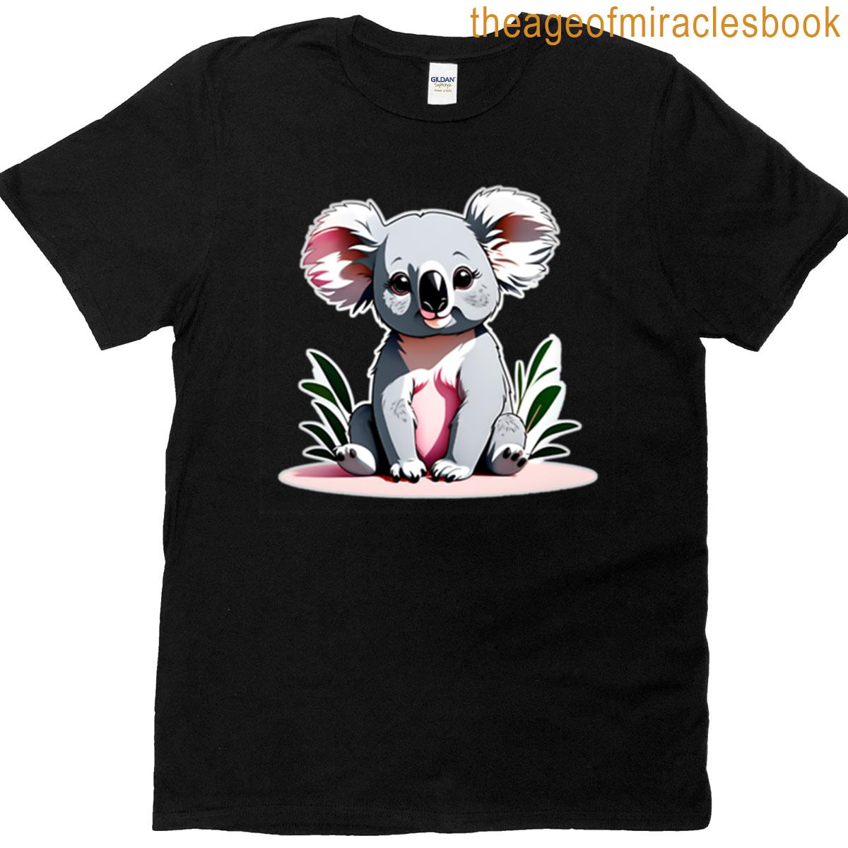 Cartoon Cute Koala Animal Smiling Funny T-shirt
