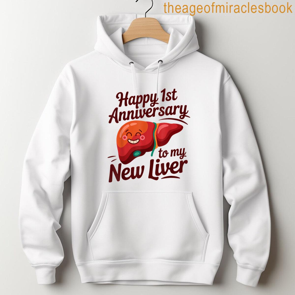 Alternative view of 1st Anniversary Liver Transplant Survivor T-shirt