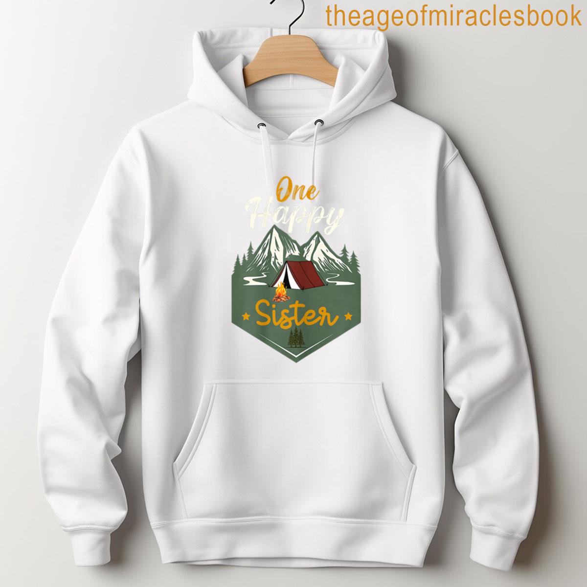 One Happy Mama Camper Birthday Family Matching Sister Women