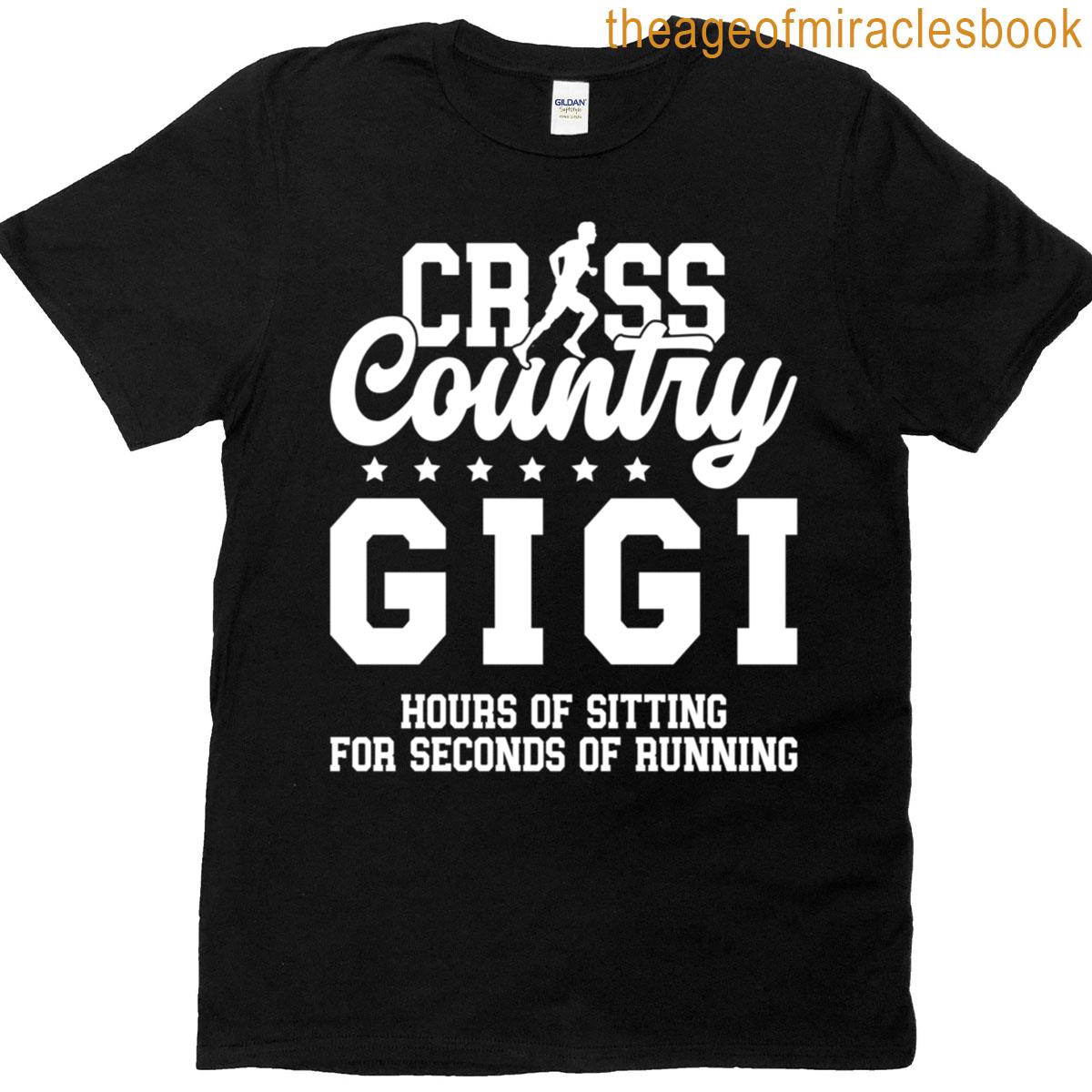 Cross Country Gigi Funny Cross Country Runner Gigi Grandma T-shirt