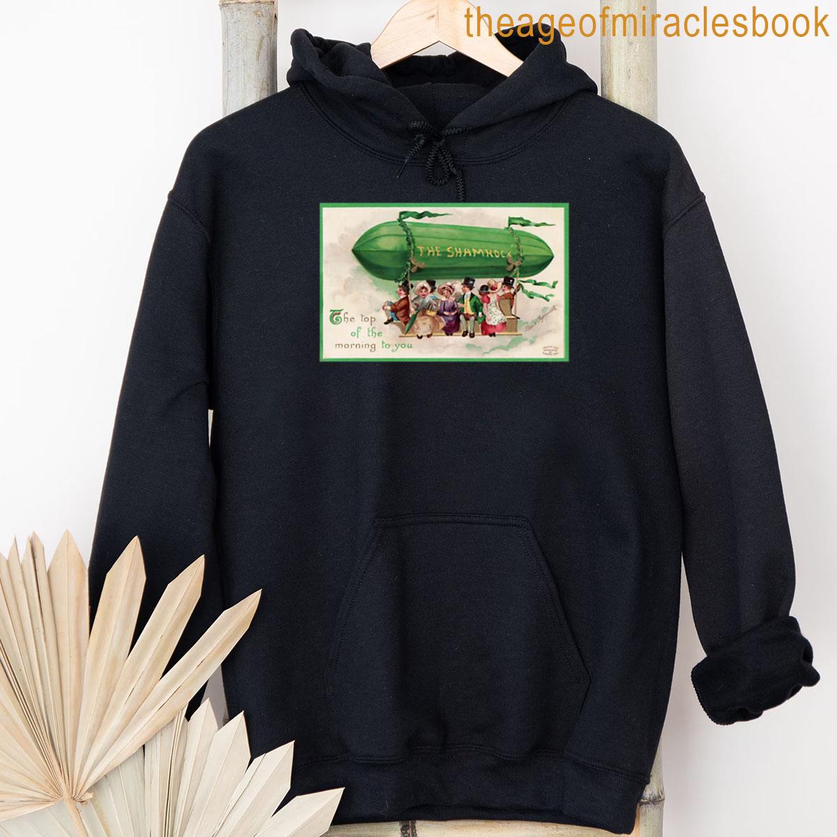 Alternative view of The Shamrock Airship St Patricks Day Postcard By Ellen H Clapsaddle 1908 T-shirt