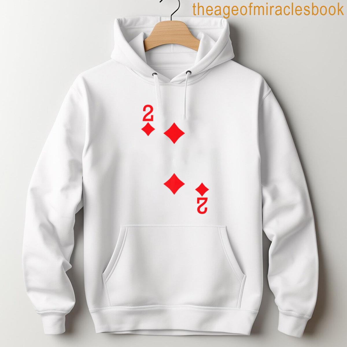 Alternative view of 2 Of Diamonds Playing Card Halloween T-shirt