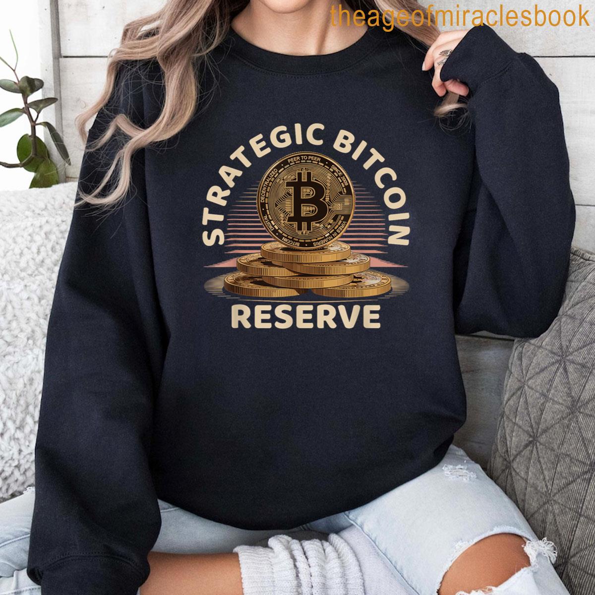 Bitcoin Reserve Design Vintage Btc Crypto Und Bitcoin T-shirt