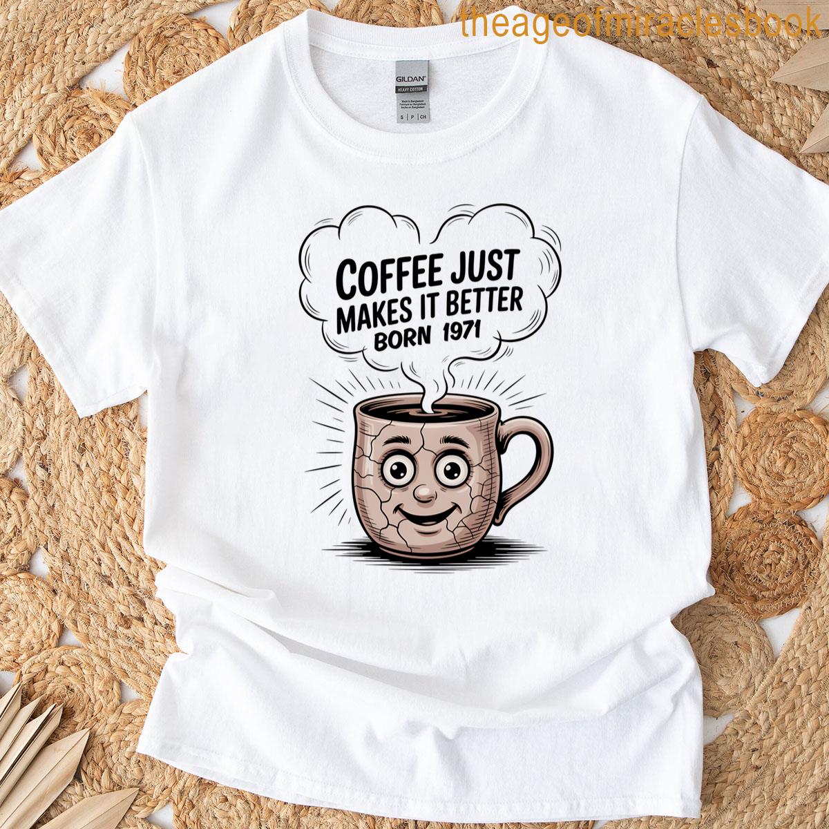 Year Of Birth 1971 Birthday Design Vintage Born In 1971 T-shirt