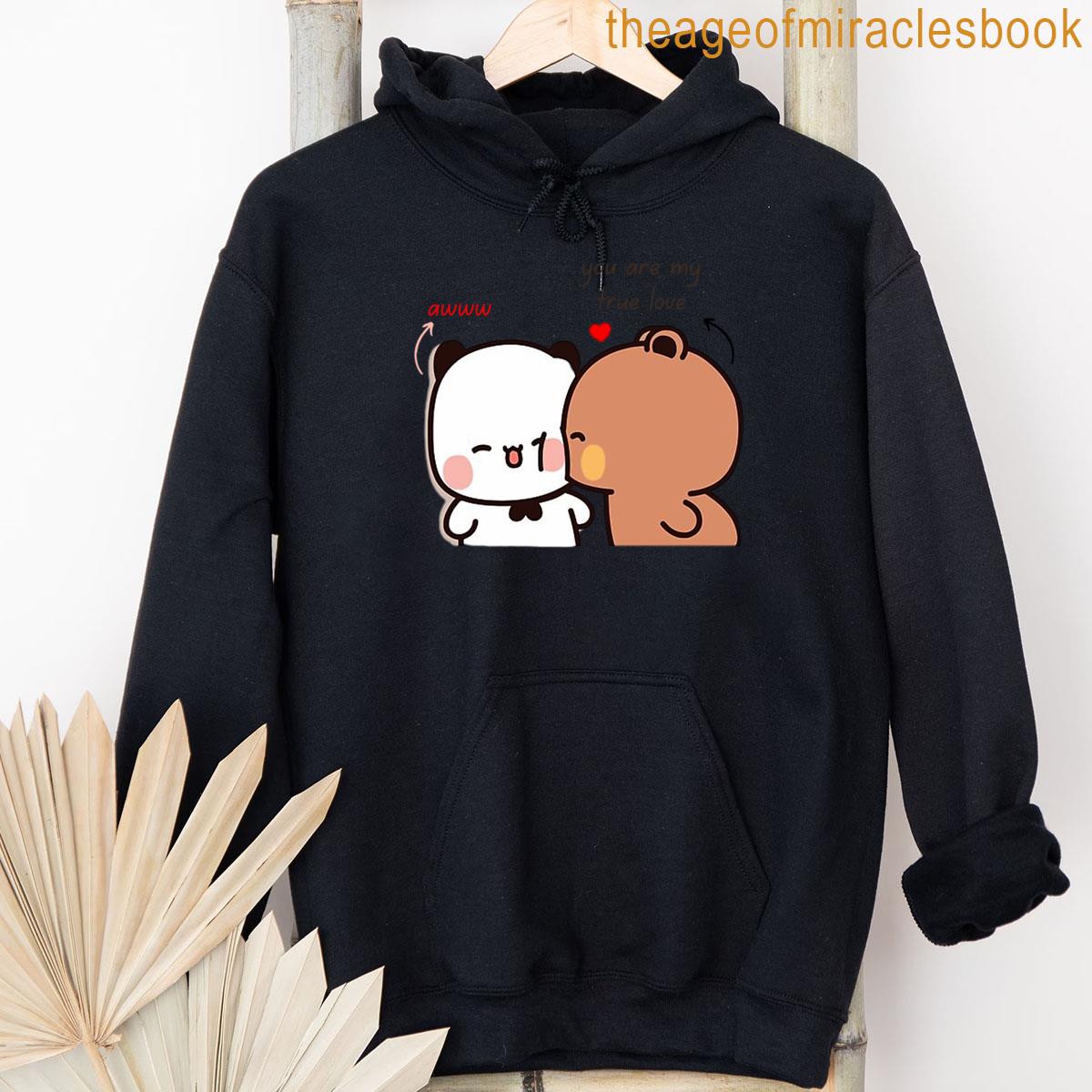 Alternative view of You Are My True Love Bubu Dudu Panda And Brownie Bear Couple 2026 T-shirt