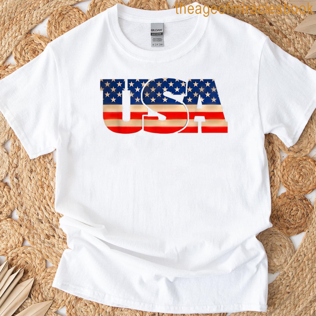Usa -patriotic Flag Design Us Holidays T-shirt