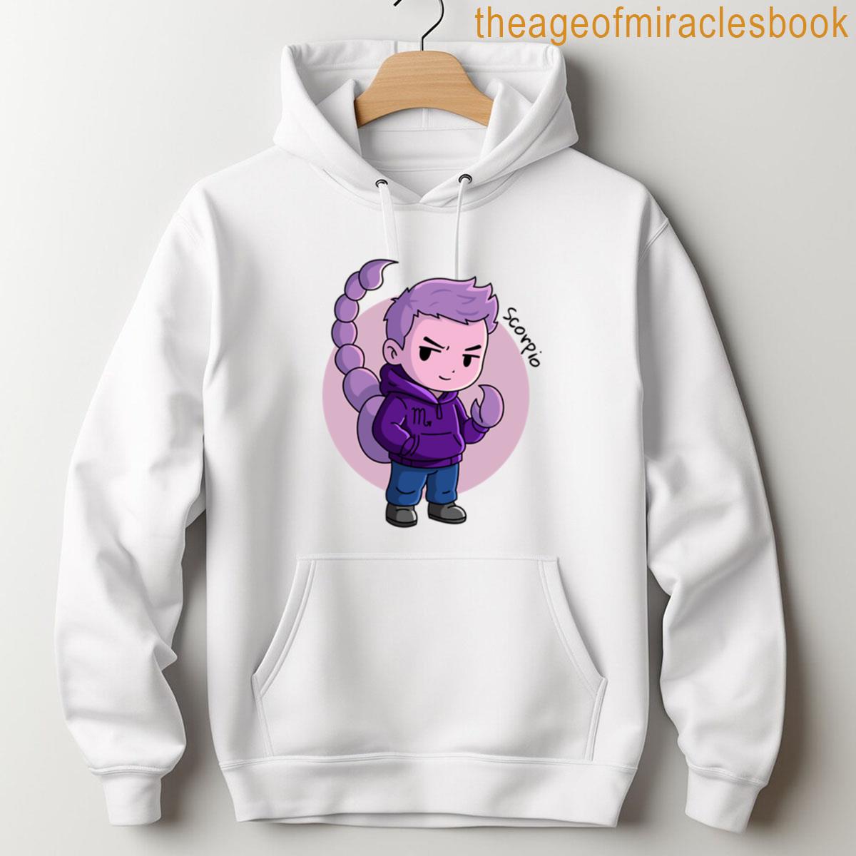 Alternative view of Zodiac Chibi Cool Guy Scorpio T-shirt