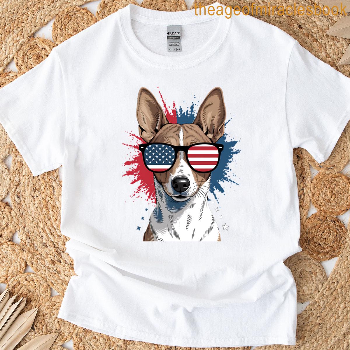4th Of July Independence Day Women Men Fourth Of July Dog T-shirt