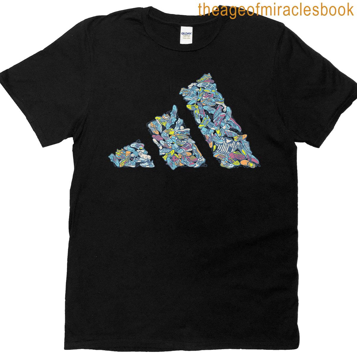 Adidas Badge Of Sport Shoes Three Bar Graphic T-shirt