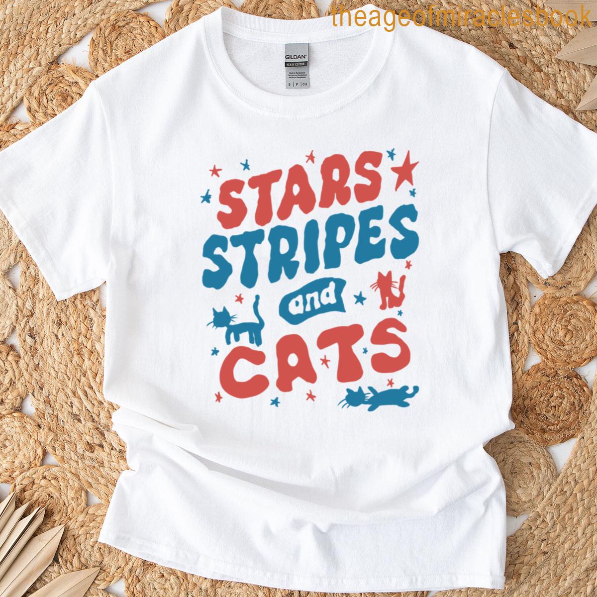 Jun-90 4th Of July Cat Lovers Cat Lady Stars Stripes And