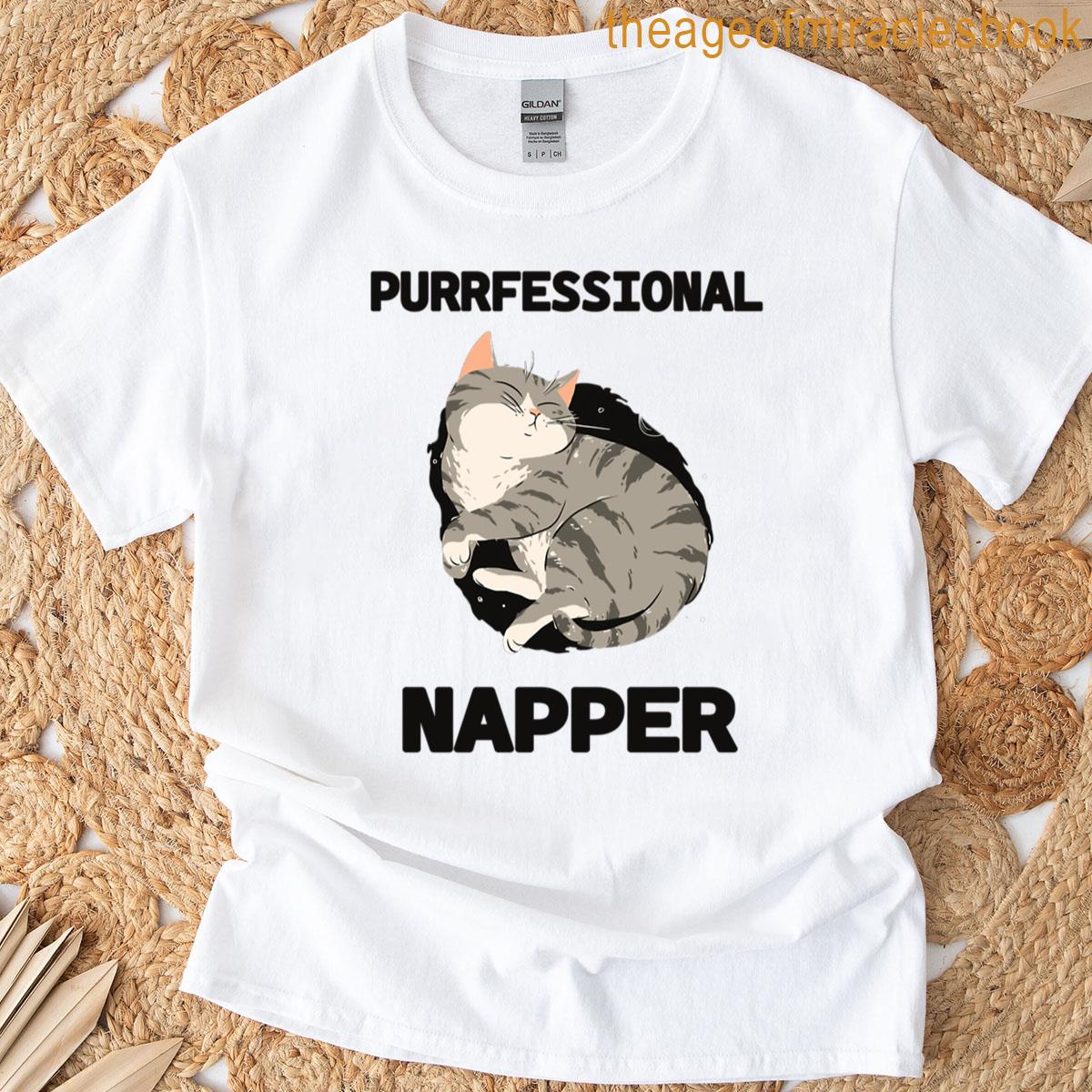 Purrfessional Napper T-shirt