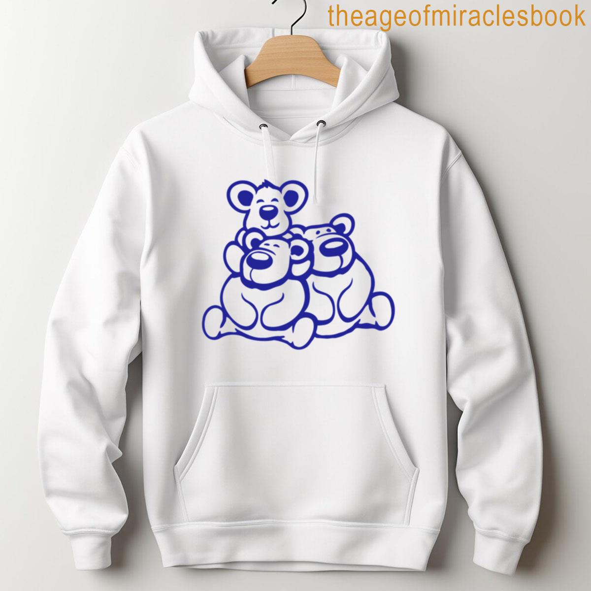 Alternative view of 3 Ice Bear Happy Love Child Dad Mom Father Mother Family T-shirt