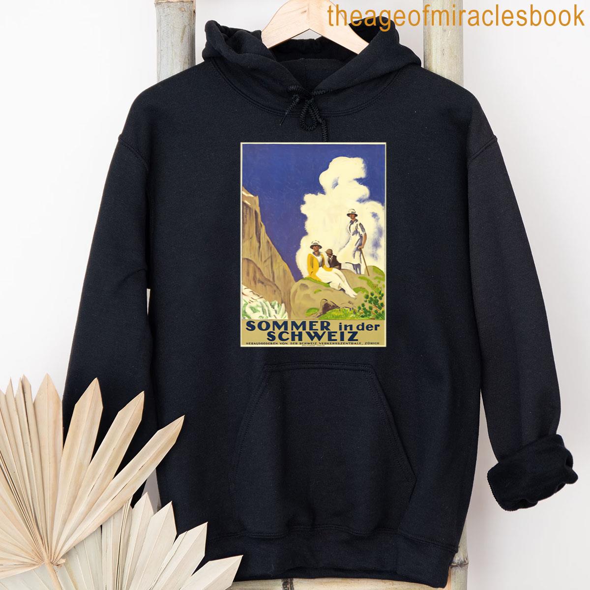 Alternative view of Vintage Summer In Switzerland Poster T-shirt