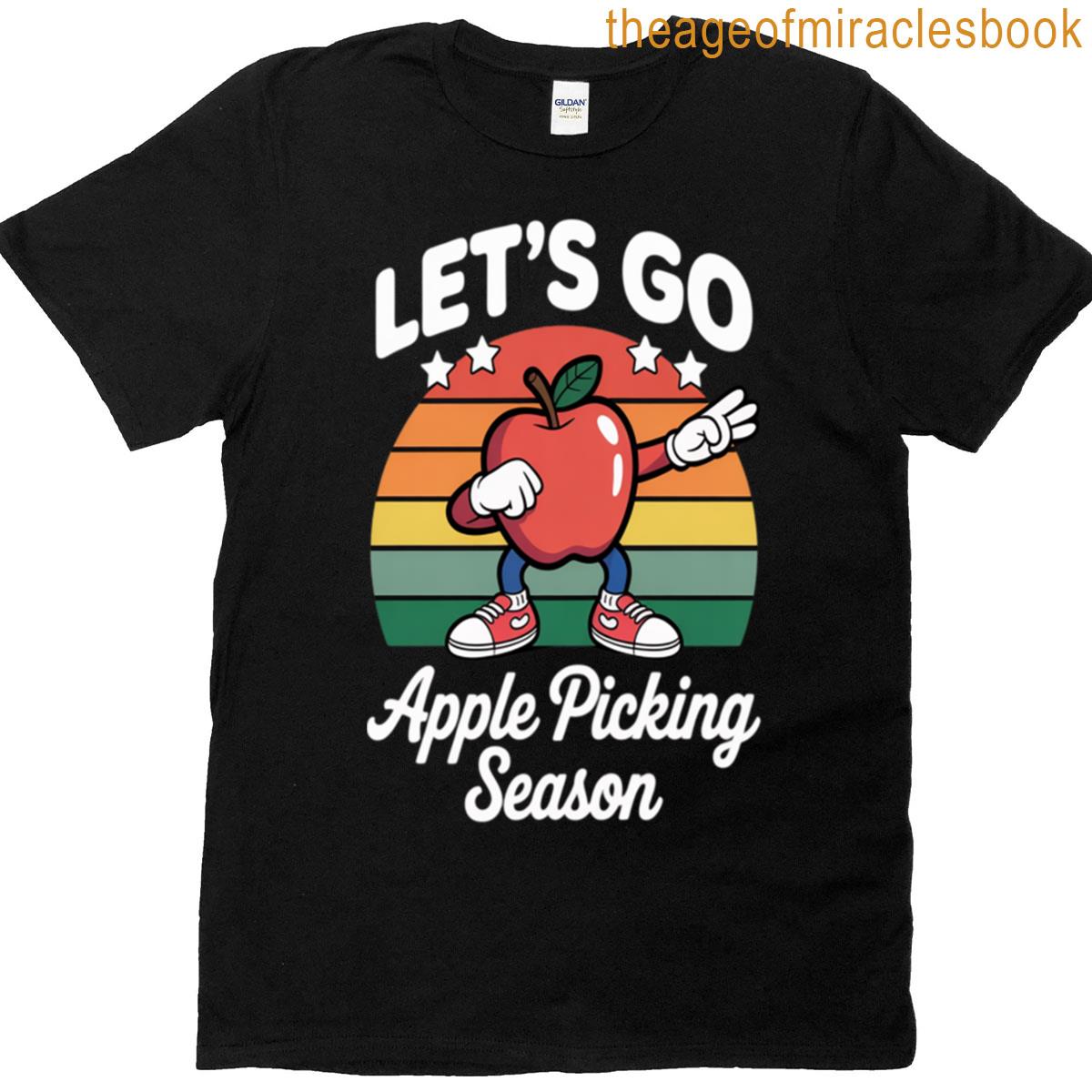 Apple Picking Squad 2025 Fall Orchard Harvest T-shirt