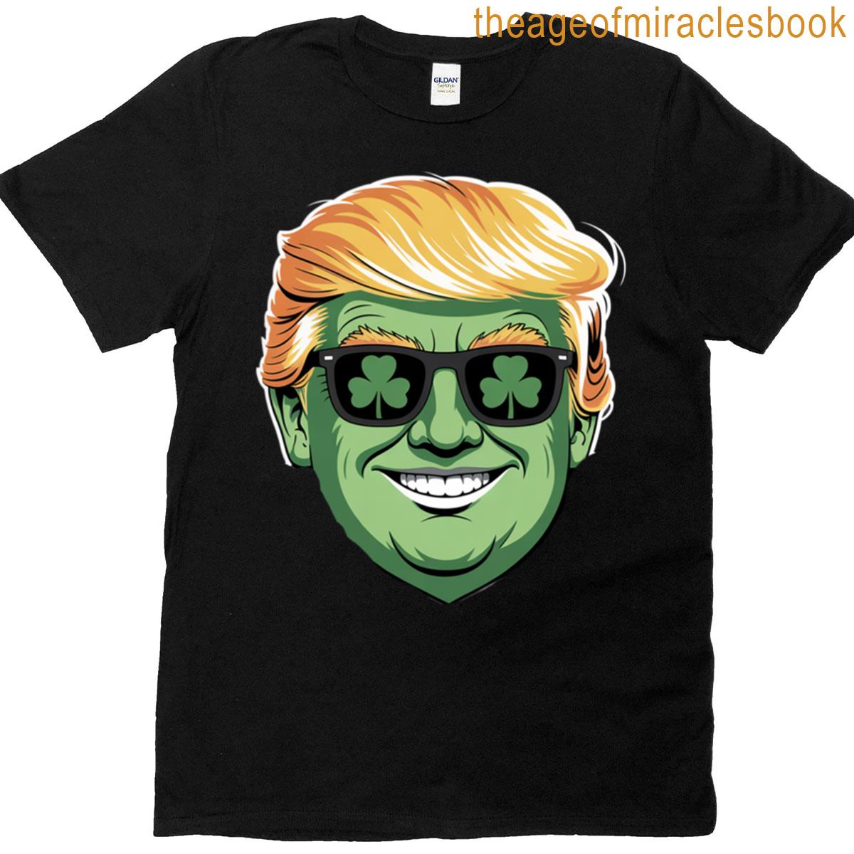 Trump Make St Patricks Day Great Again Funny St Patricks T-shirt