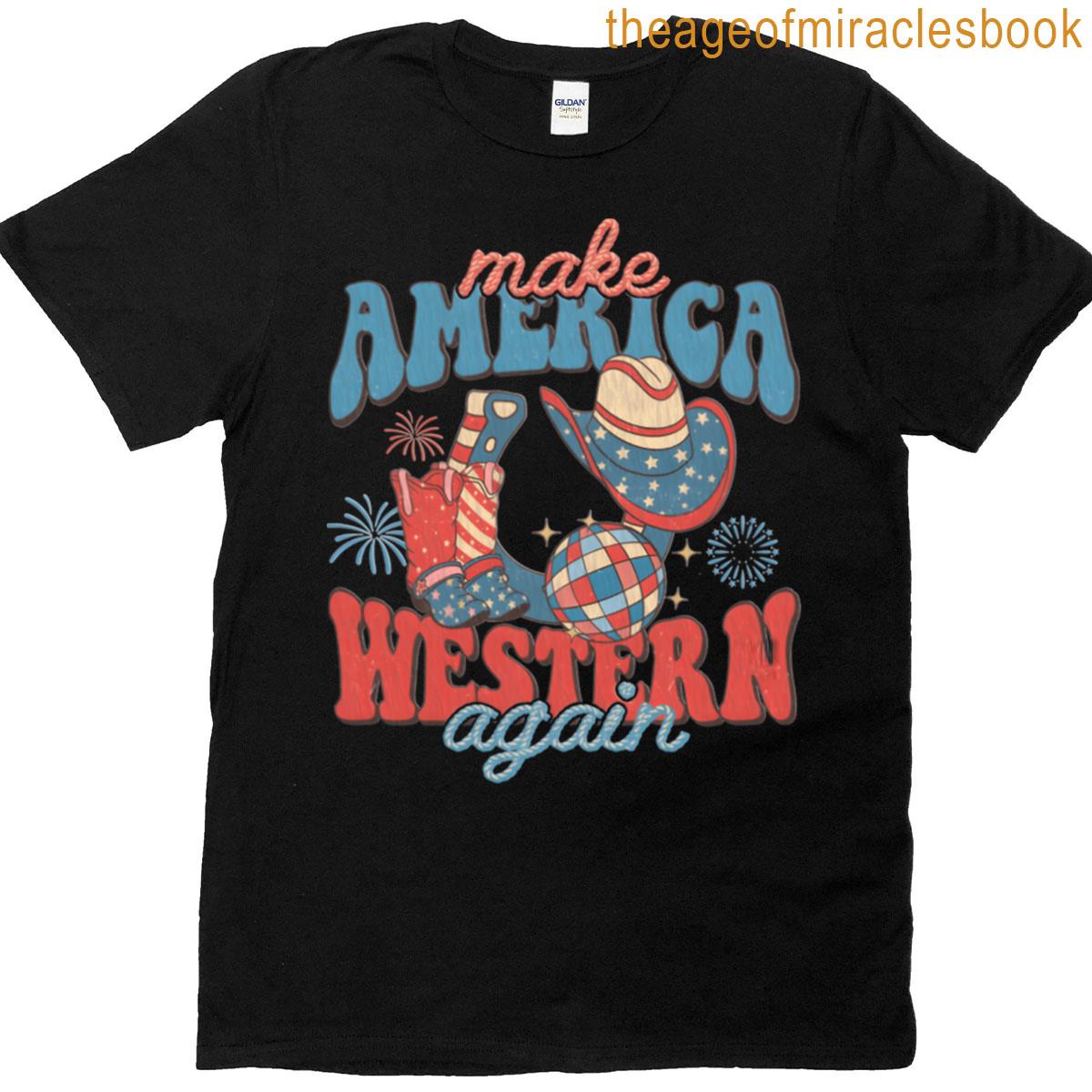 Make America Again Red White Blue Usa 4th Of July Me T-shirt