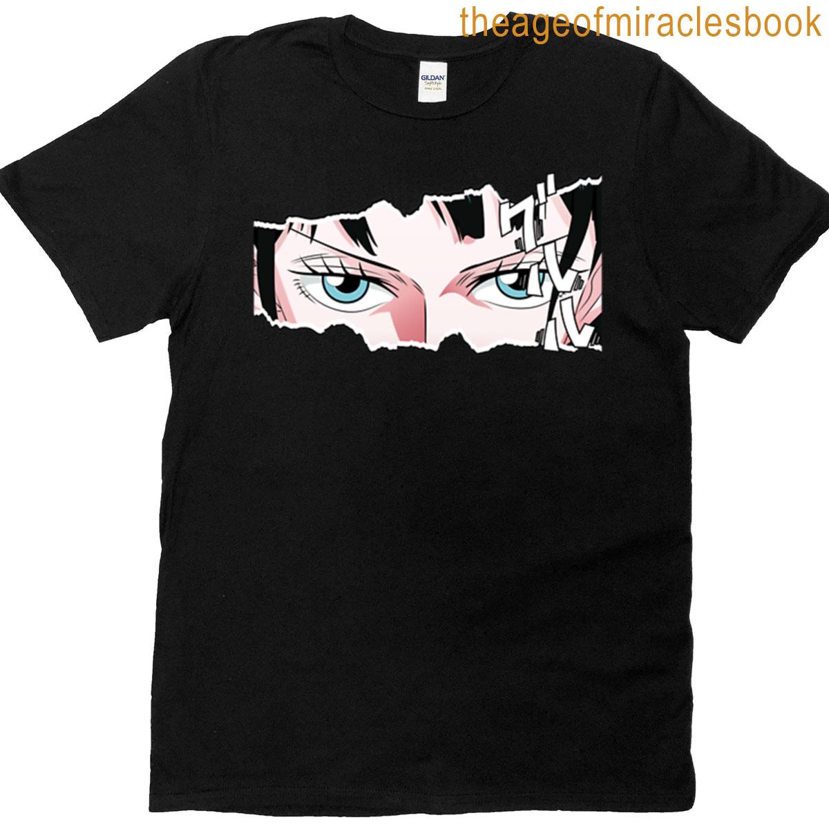 Archaeologist Anime Eyes Scratch T-shirt
