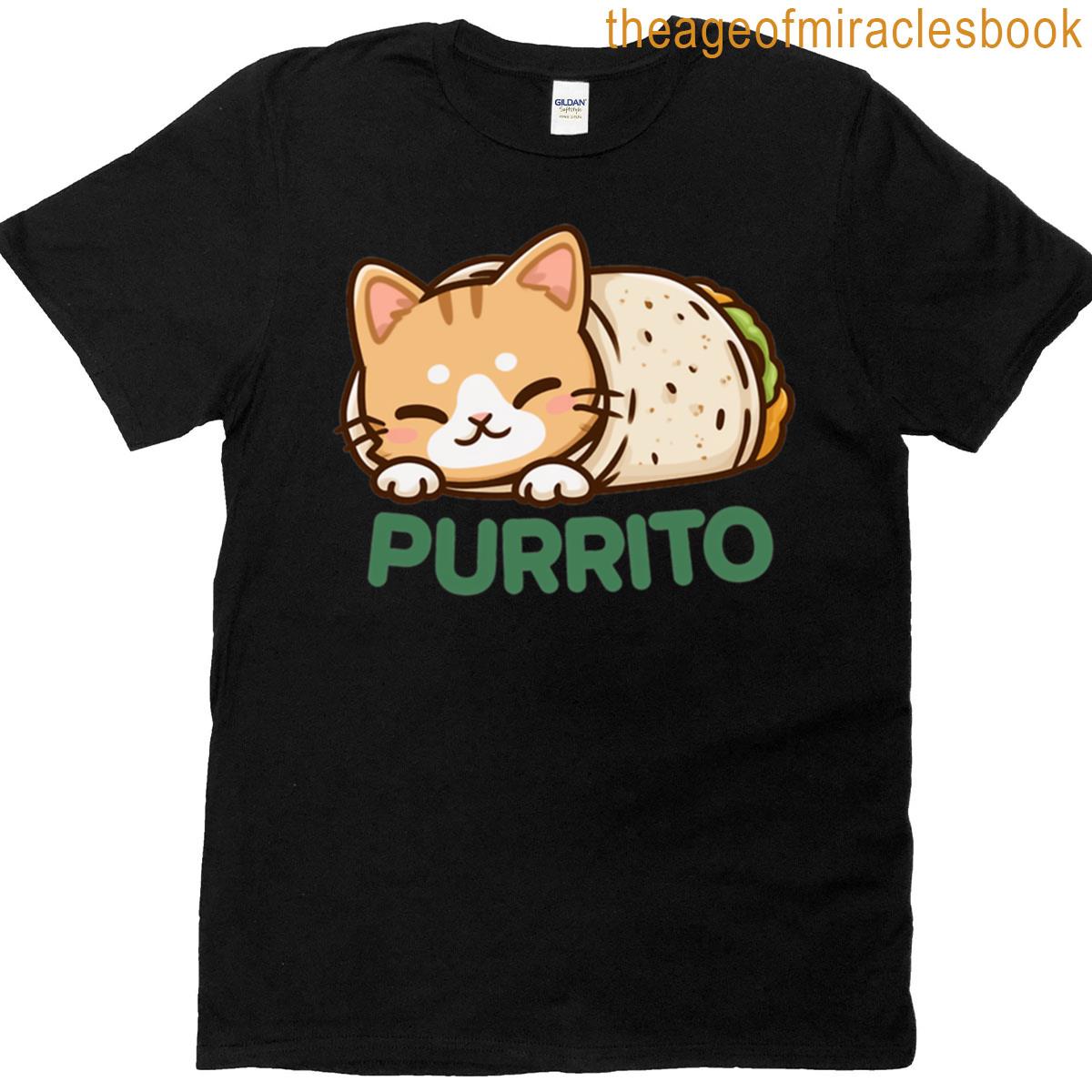 Purrito – Cute Cat Burrito Roll T-shirt