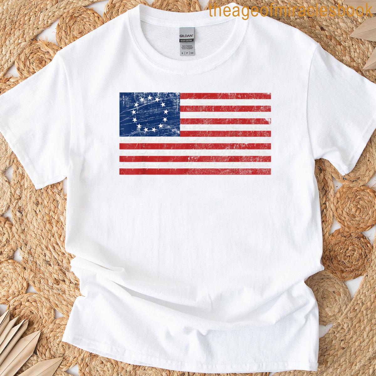 Declaration Of Independence American Flag 250th Birthday T-shirt