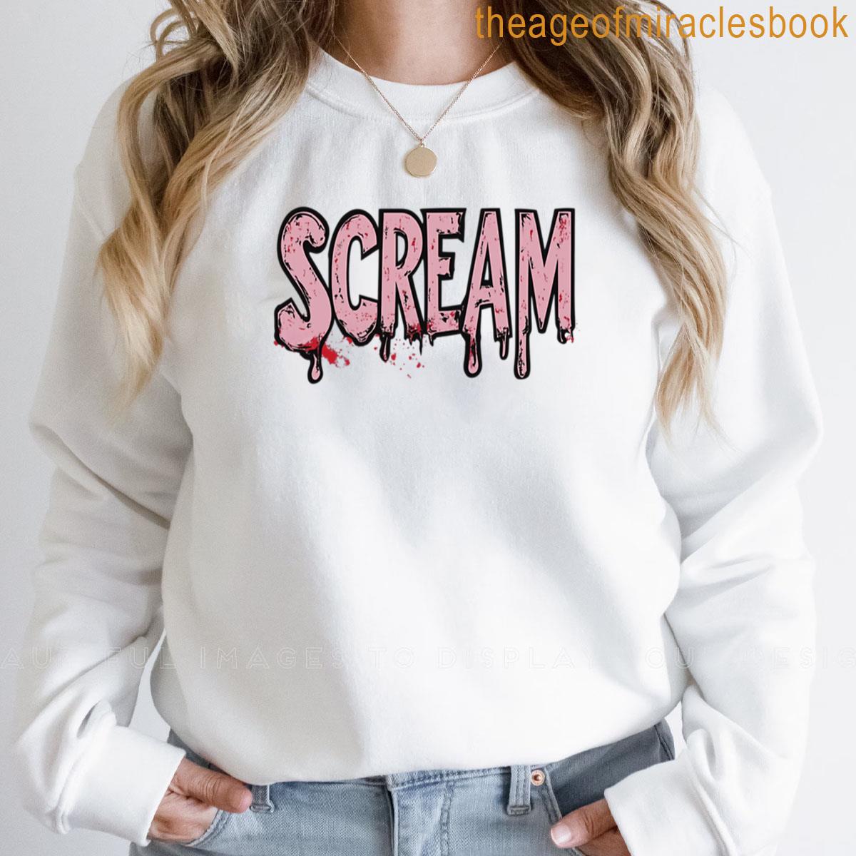Tシャツ・カットソー NOT4NERD Scream TShirts Dark Pink TS097DPK SCARY KIDS SCARING KIDS Neon Green & Pink Skull Screamo Emo