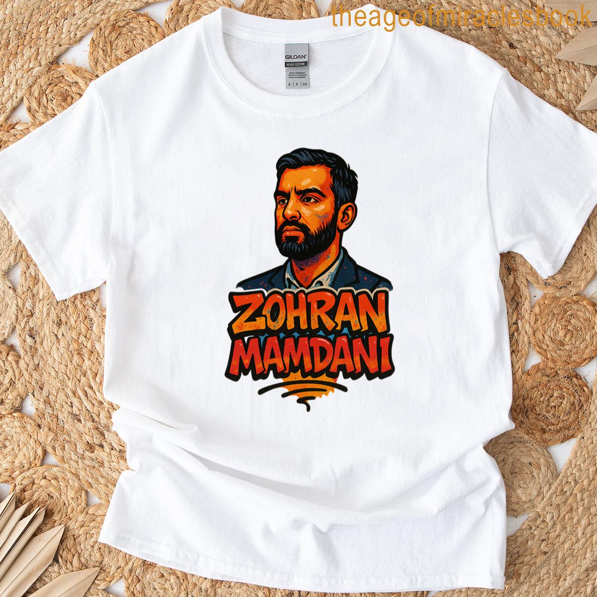 Zohran Mamdani Graffiti Style Urban Political Streetwear T-shirt