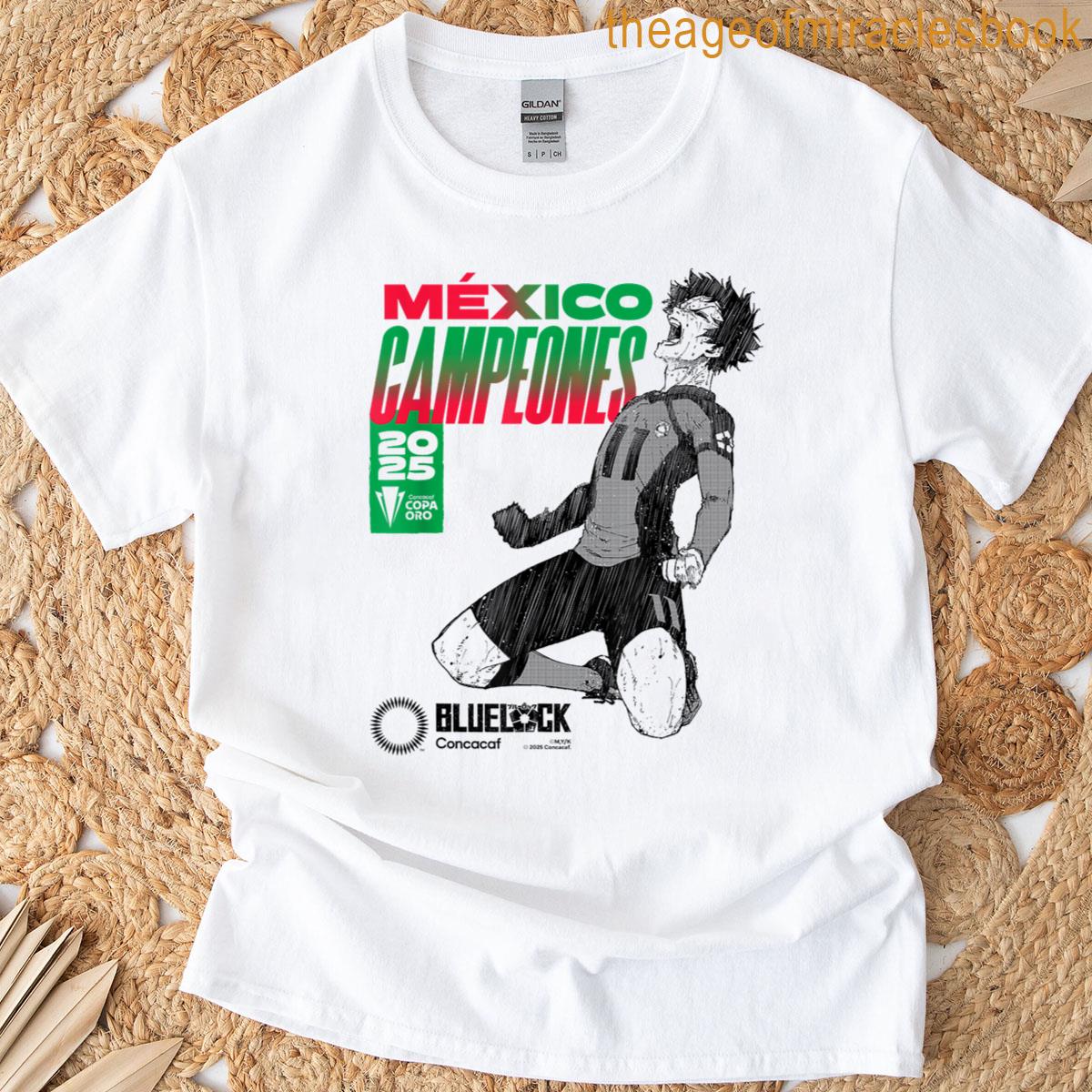 2025 Concacaf X Blue Lock Usa Gold Cup Champions T-shirt
