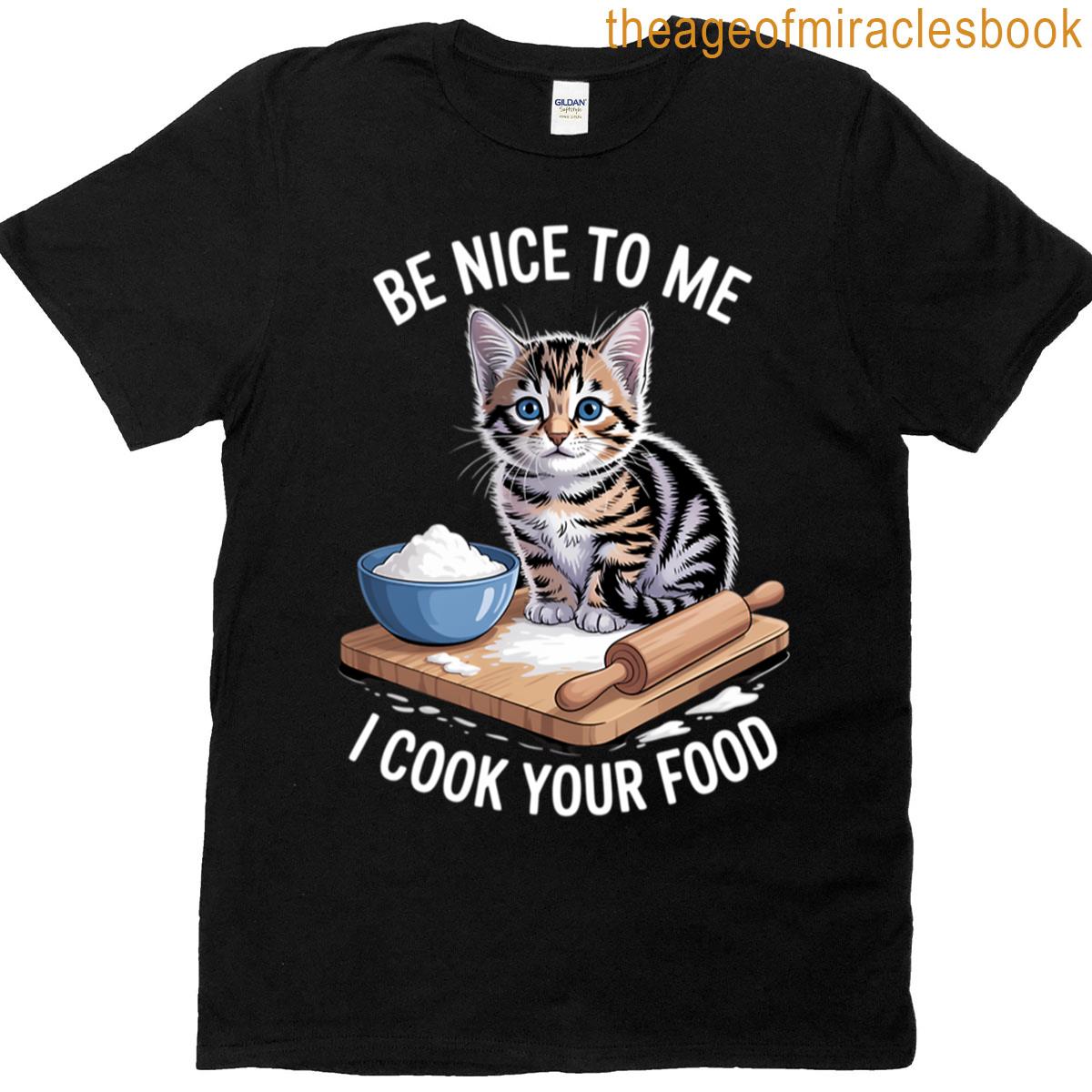 Funny Chef Cat Cooking Culinary T-shirt