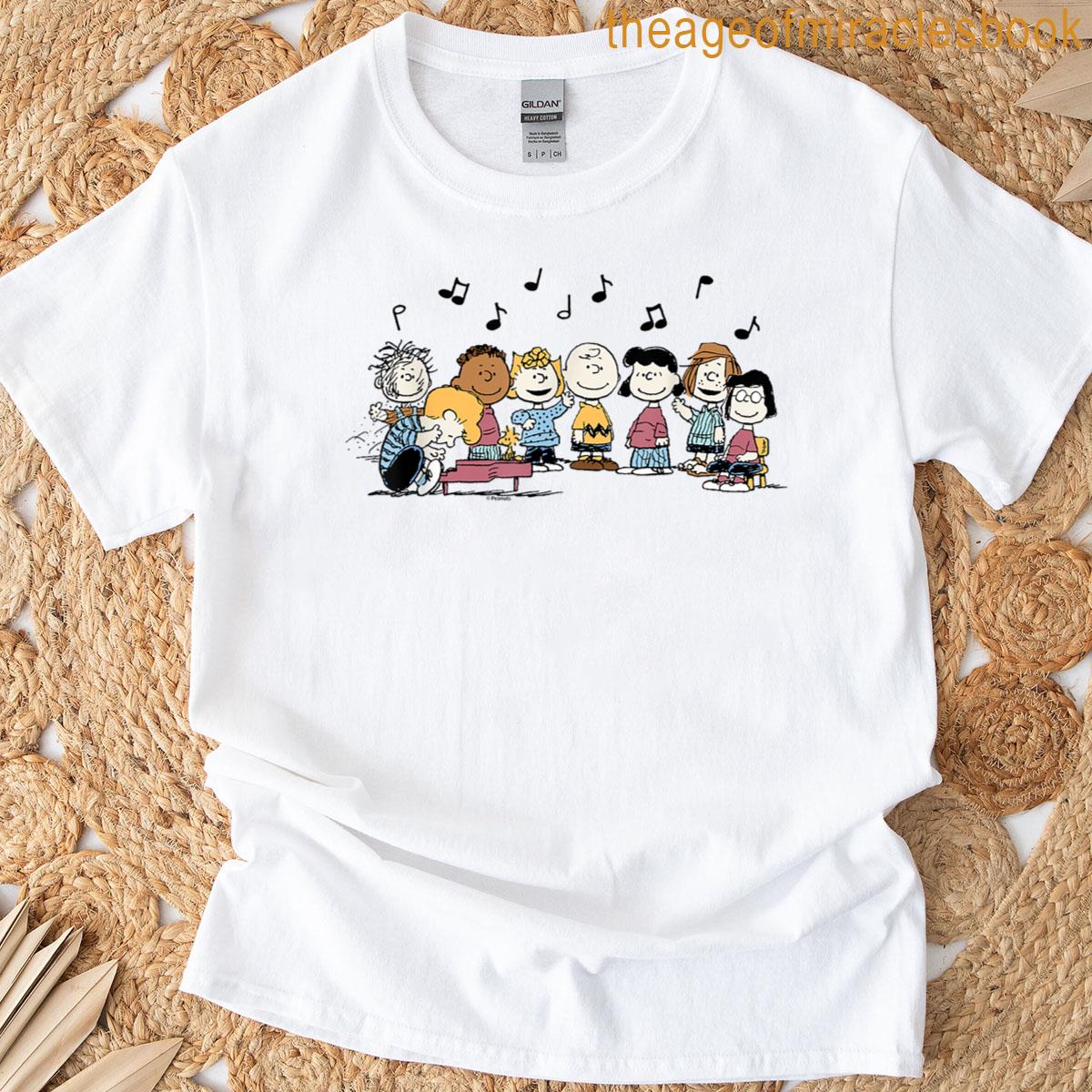 PEANUTS MUSIC LOVERS Tシャツ L Cute Snoopy Peanuts Music Lover T-Shirt - WarmTees