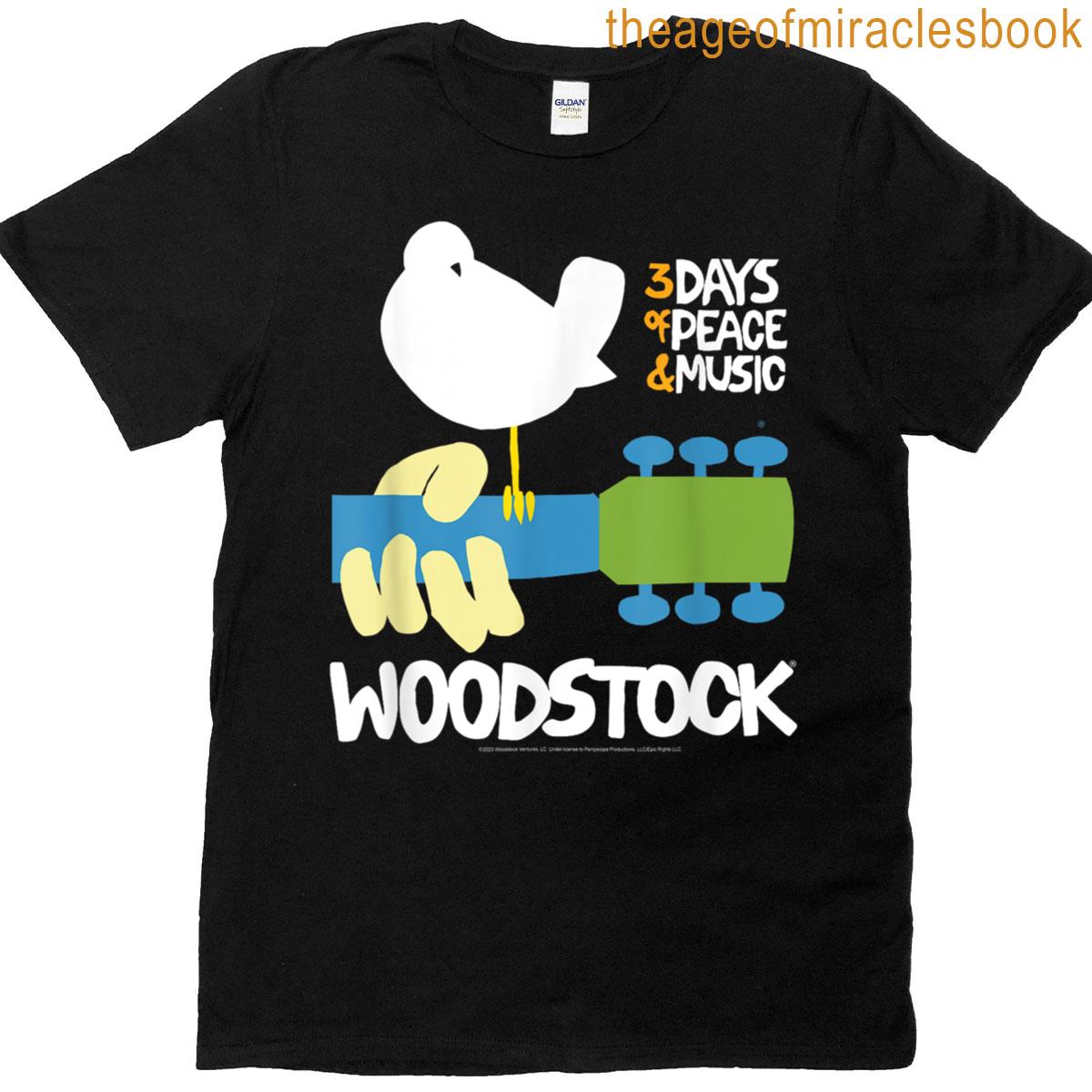 Woodstock – 3 Days Of Peace And Music Poster T-shirt