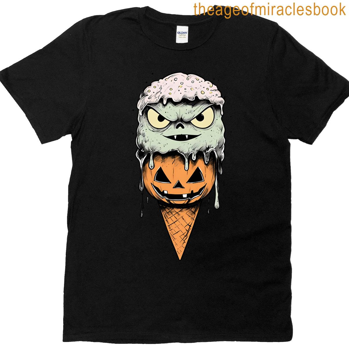 Zombie Halloween Ice Cream T-shirt