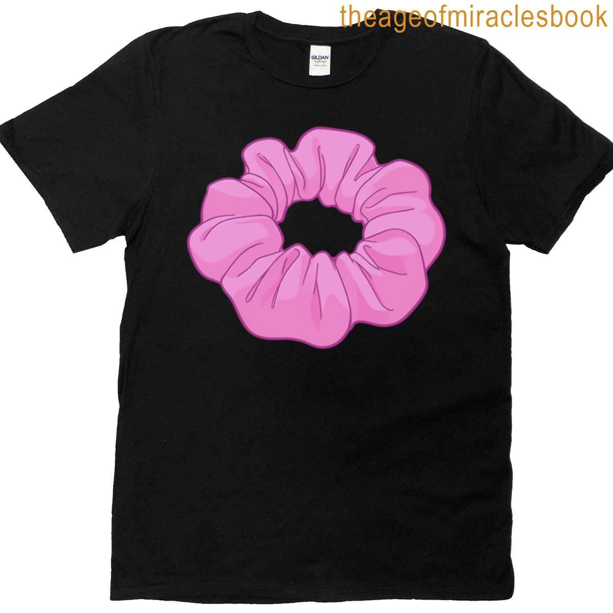 Dark Pink Scrunchie T-shirt