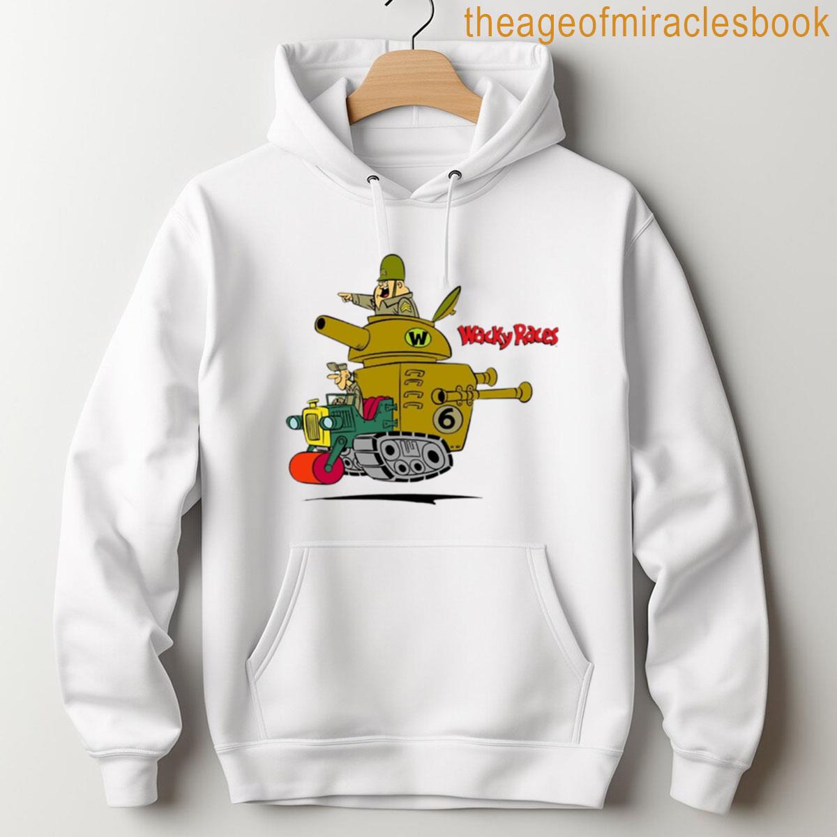 Alternative view of Wacky Races Army Surplus Special Cartoon Tank Design T-shirt