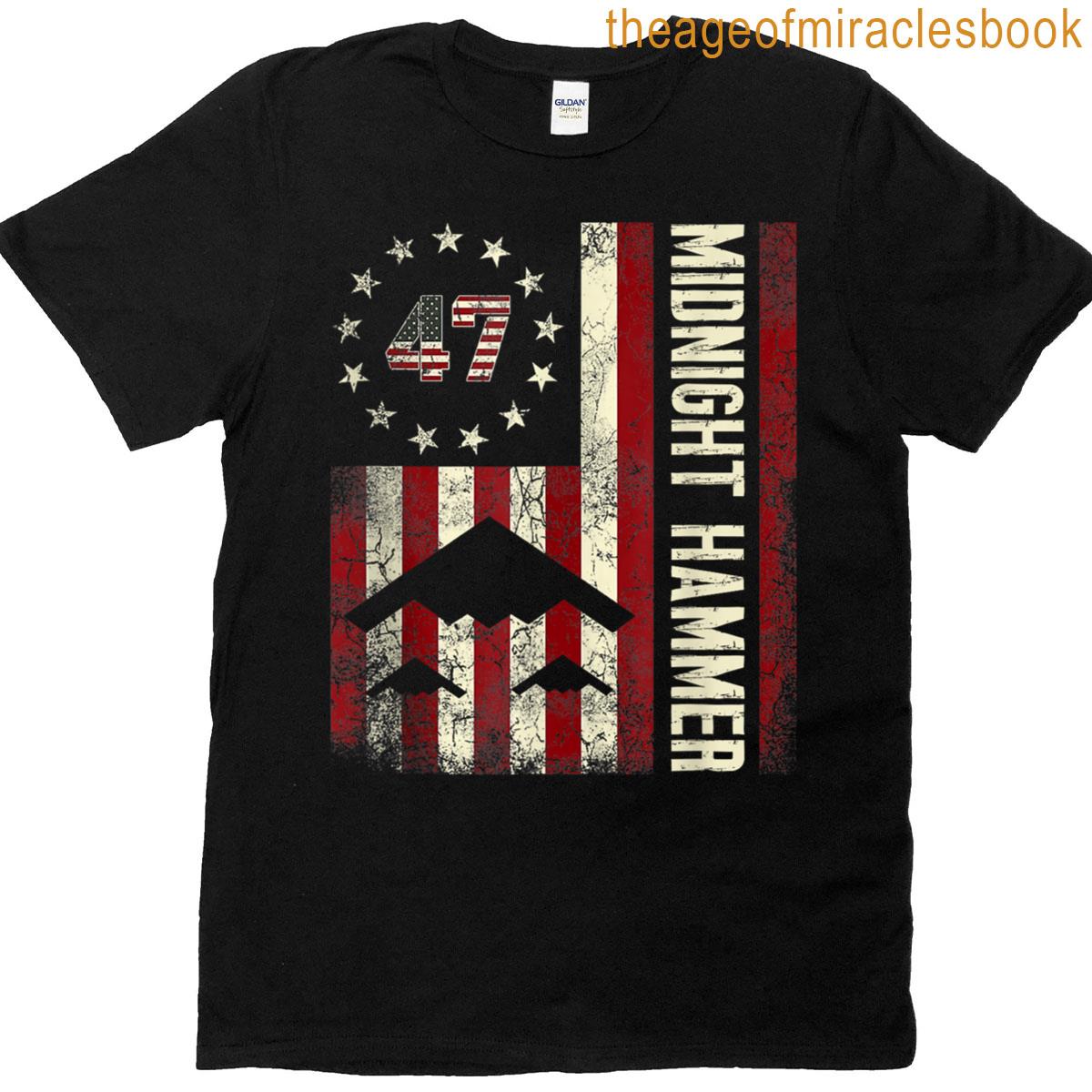 With American Flag 2 Side T-shirt