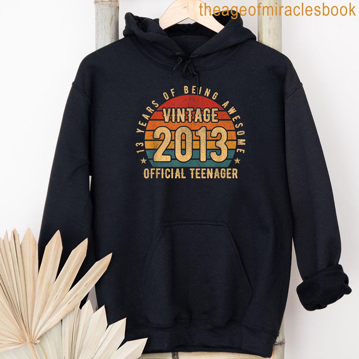 Alternative view of 13th Birthday Official Teenager 2013 Vintage Style Teen T-shirt