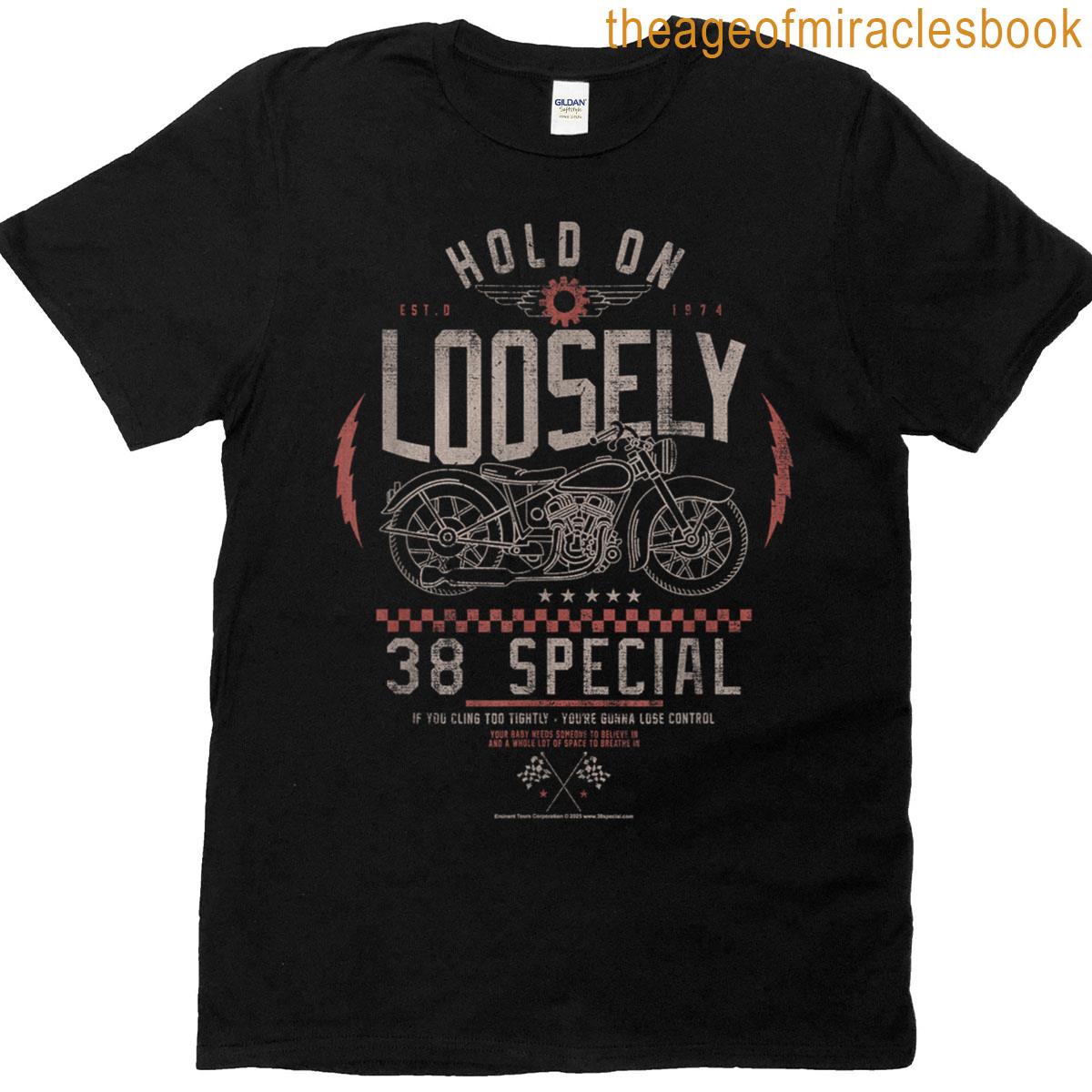 38 Special Hold On Loosely Est 1974 Vintage Motorcycle Logo T-shirt 38 Special Hold On Loosely Est 1974 Vintage Motorcycle Logo T-shirt