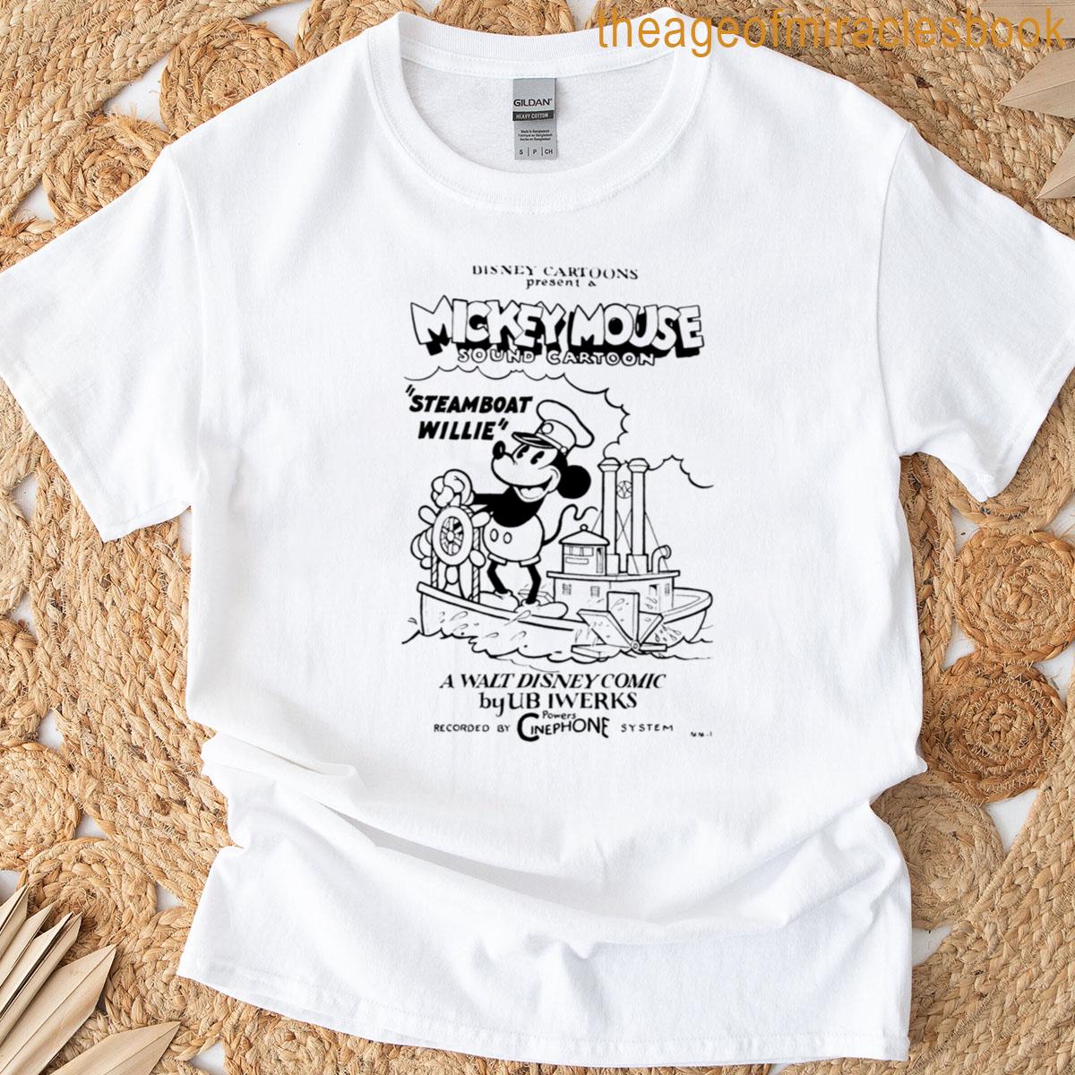 Steamboat Willie Poster T-shirt