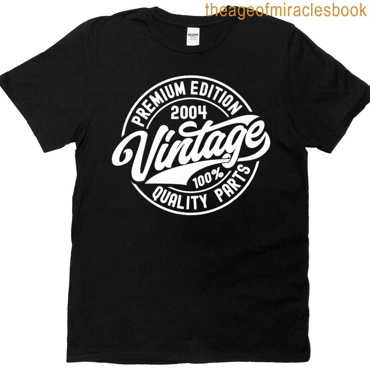 2004 Birthday Premium Edition Vintage Born In 2004 Birthday Premium T-shirt