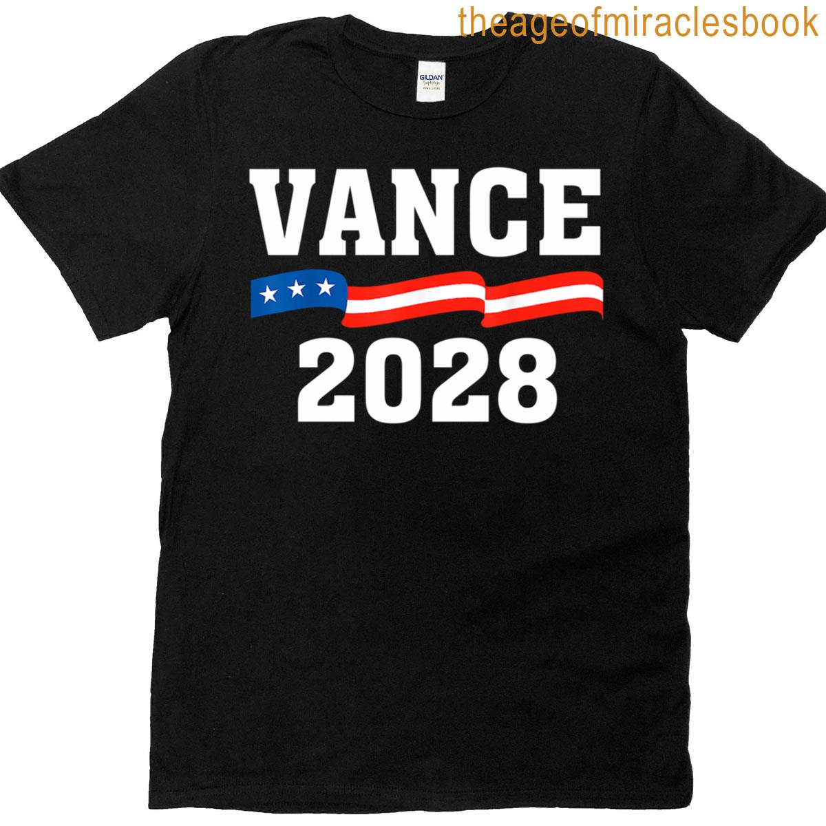 Vance 2028 48th President Election Campaign Retro Vintage T-shirt