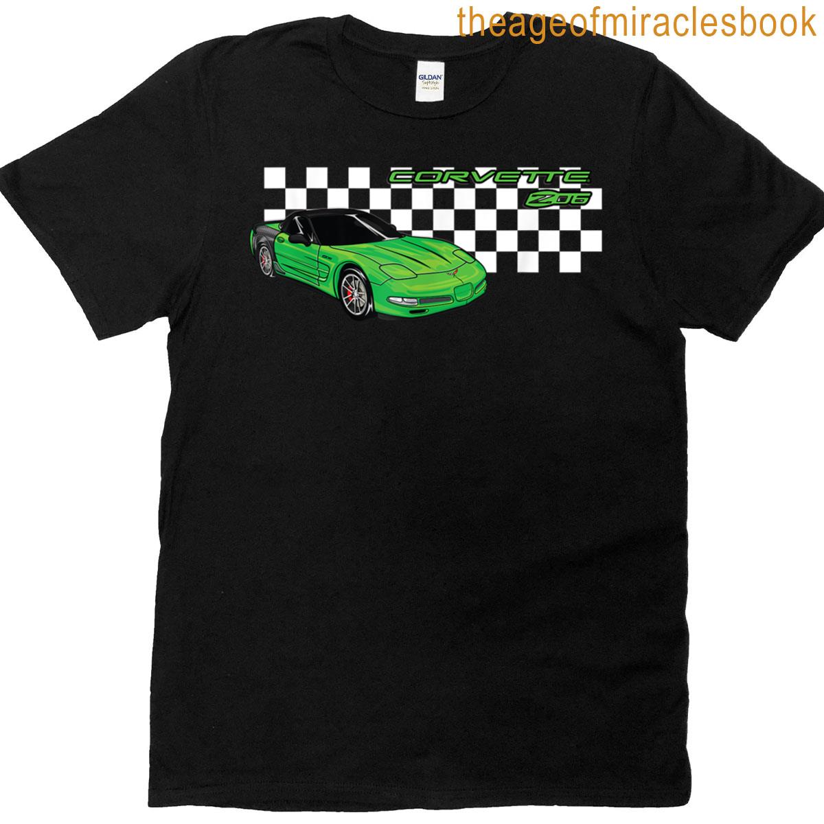 Z06-vette Checkerboard Retro T-shirt