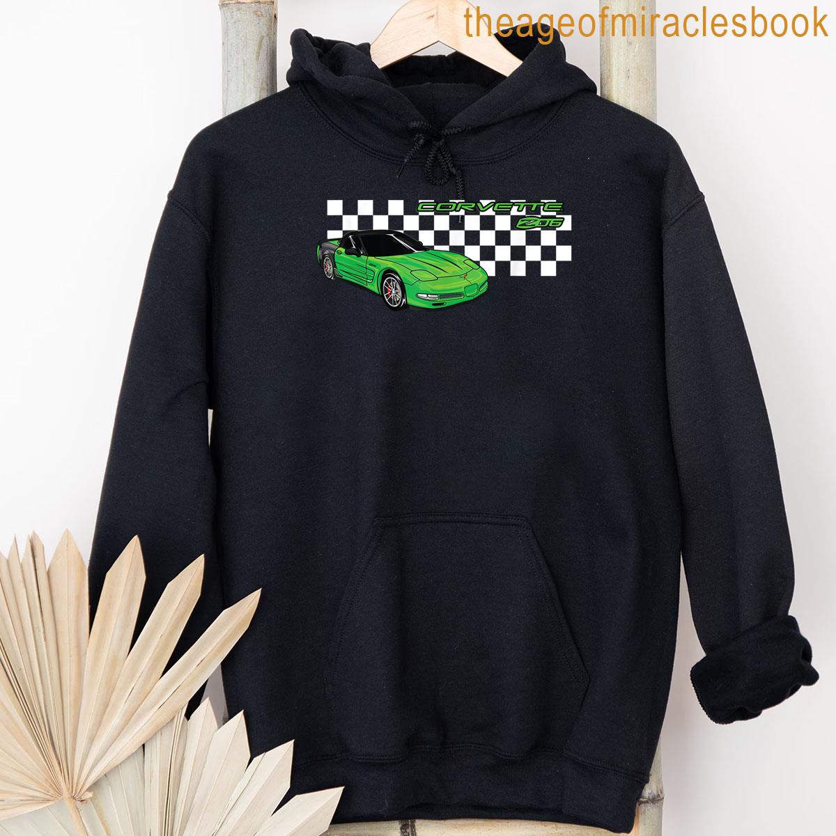 Alternative view of Z06-vette Checkerboard Retro T-shirt