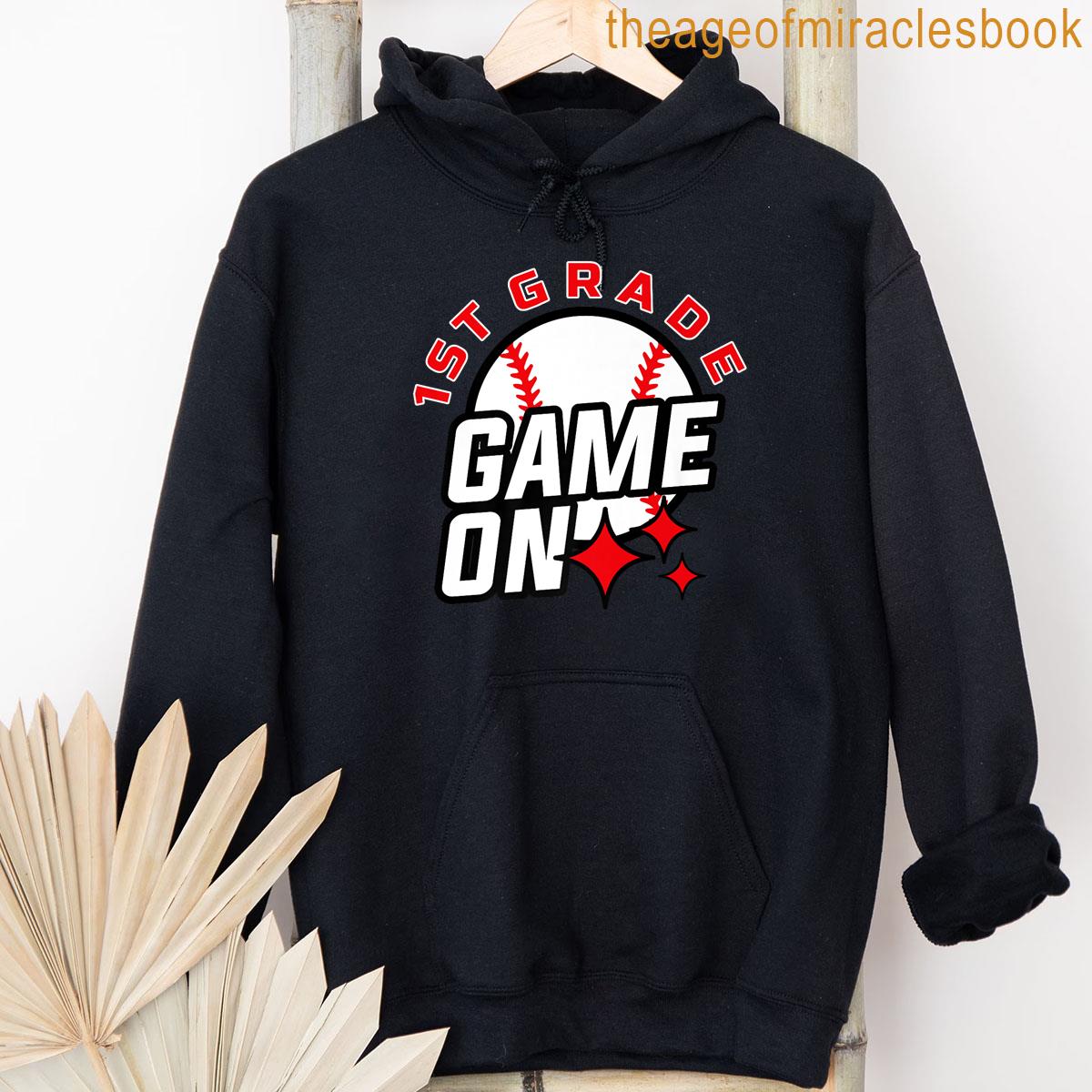 Alternative view of 1st Grade Back To School Baseball Game On First Day Boys Premium T-shirt