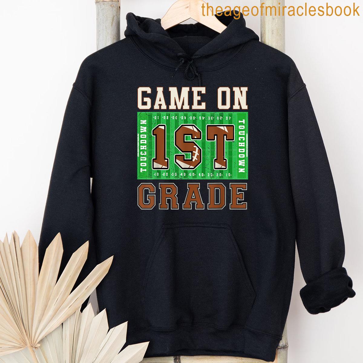 Alternative view of 1st Grade Boys Football Back To School Game On First Grade T-shirt