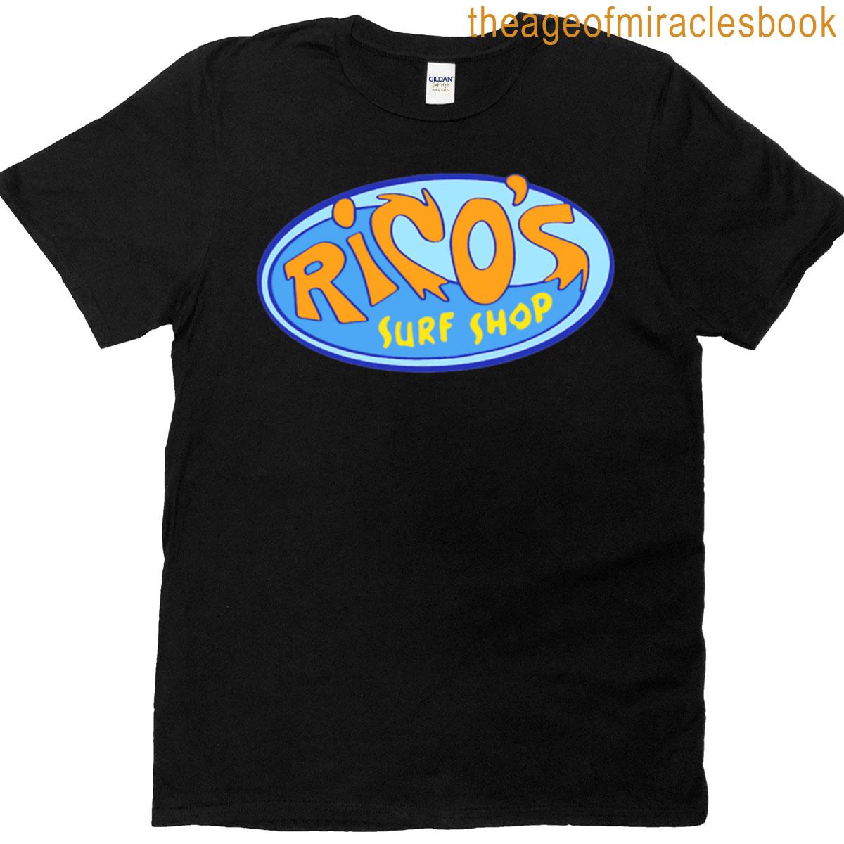 Hannah Montana Rico S Surf Shop Logo T-shirt