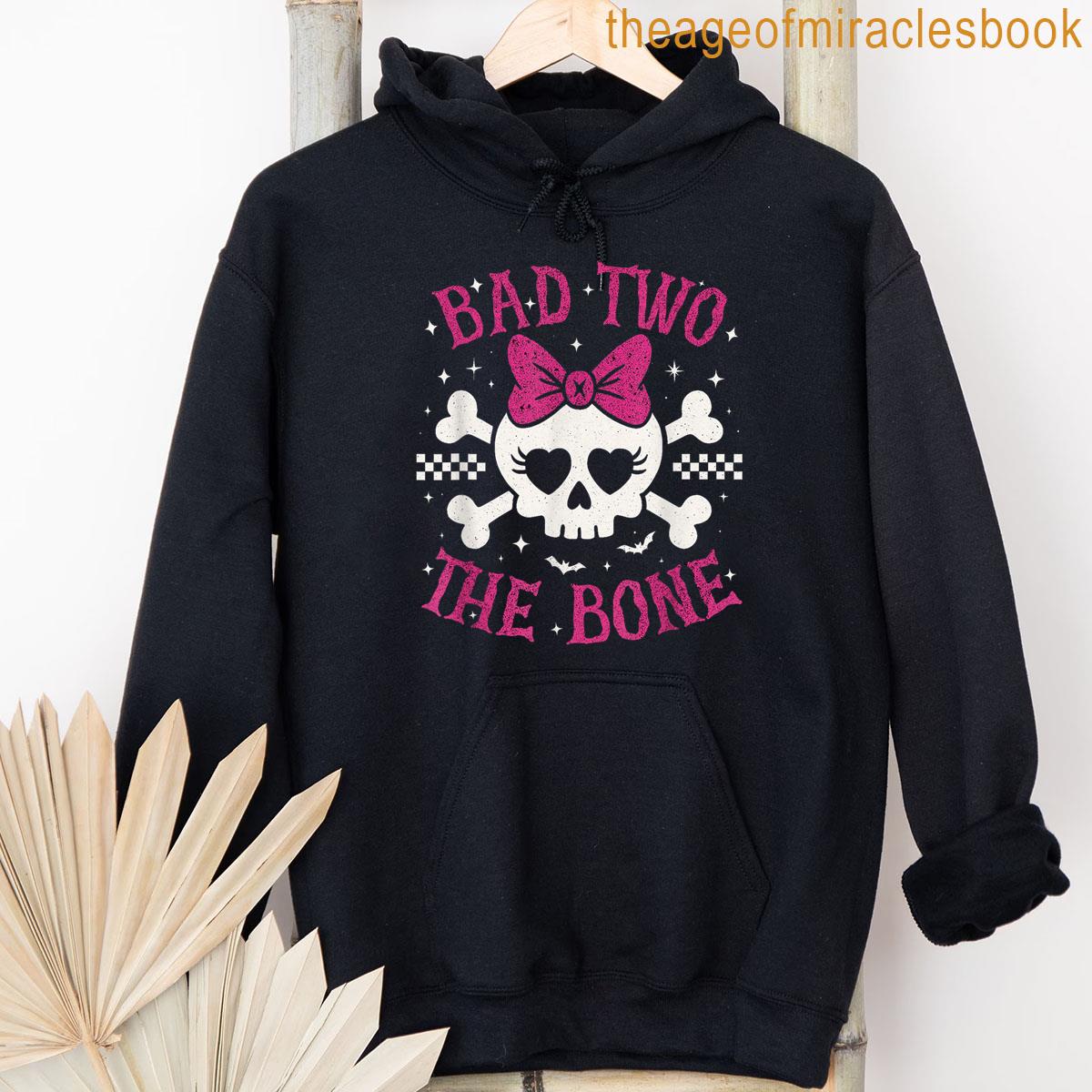 Alternative view of 2nd Birthday Outfit Girl Bad Two The Bone Party T-shirt