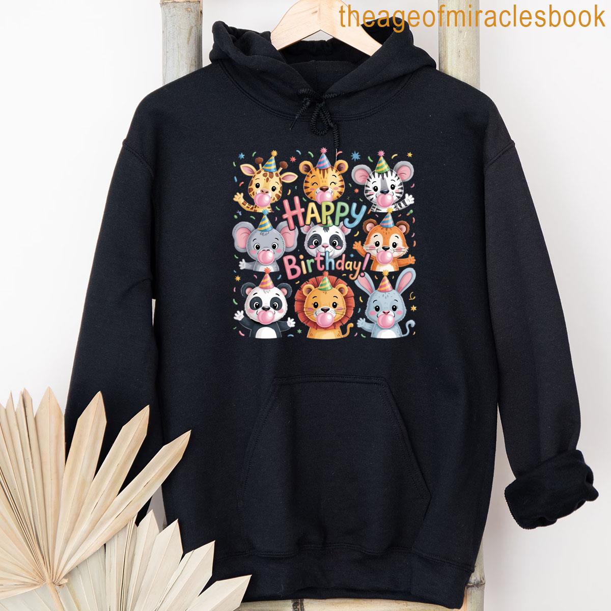 Alternative view of Zoo Animals Wildlife Birthday Party Zoo Day Animals T-shirt