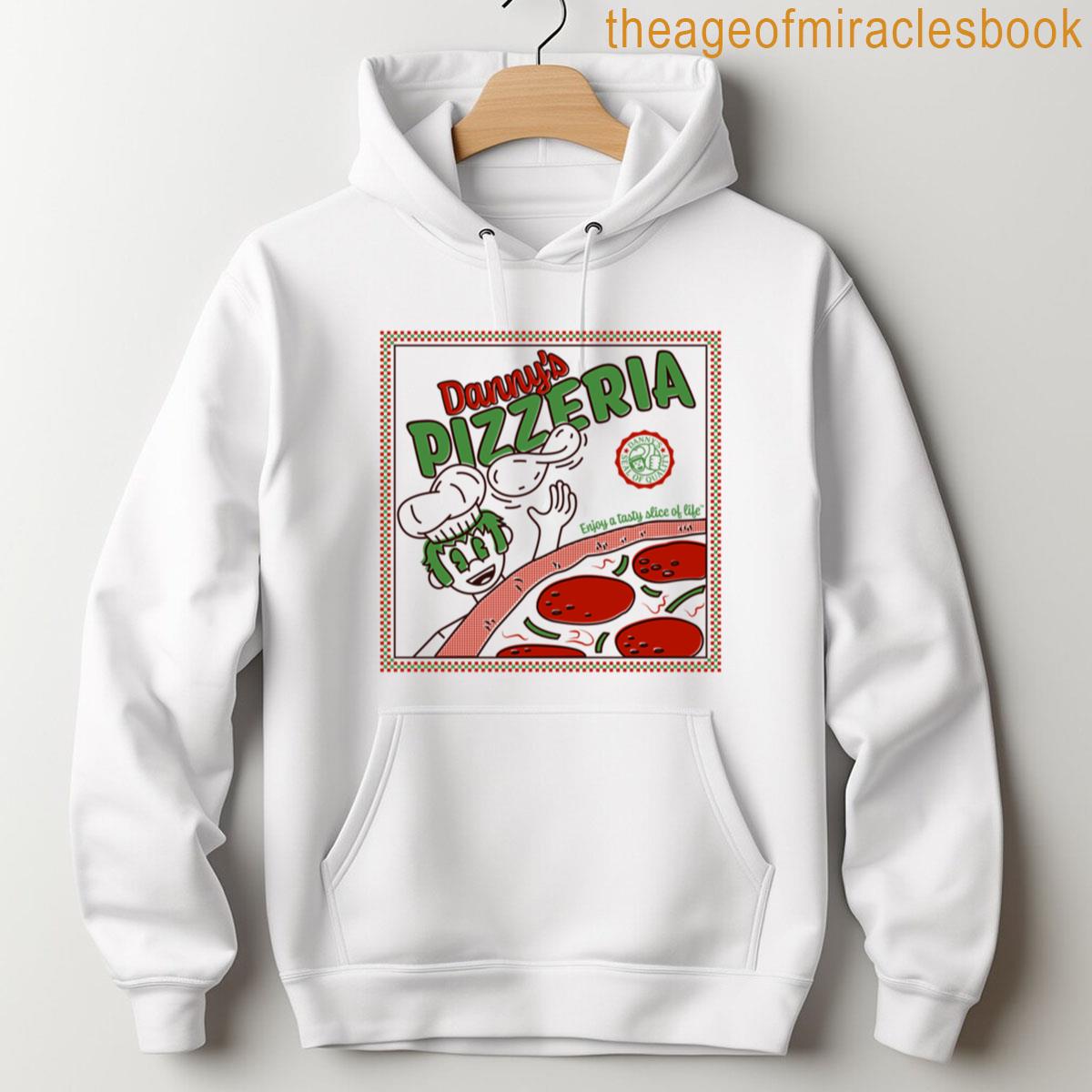 Dannys Pizzeria Pizza Box Top Simplified Version T-shirt